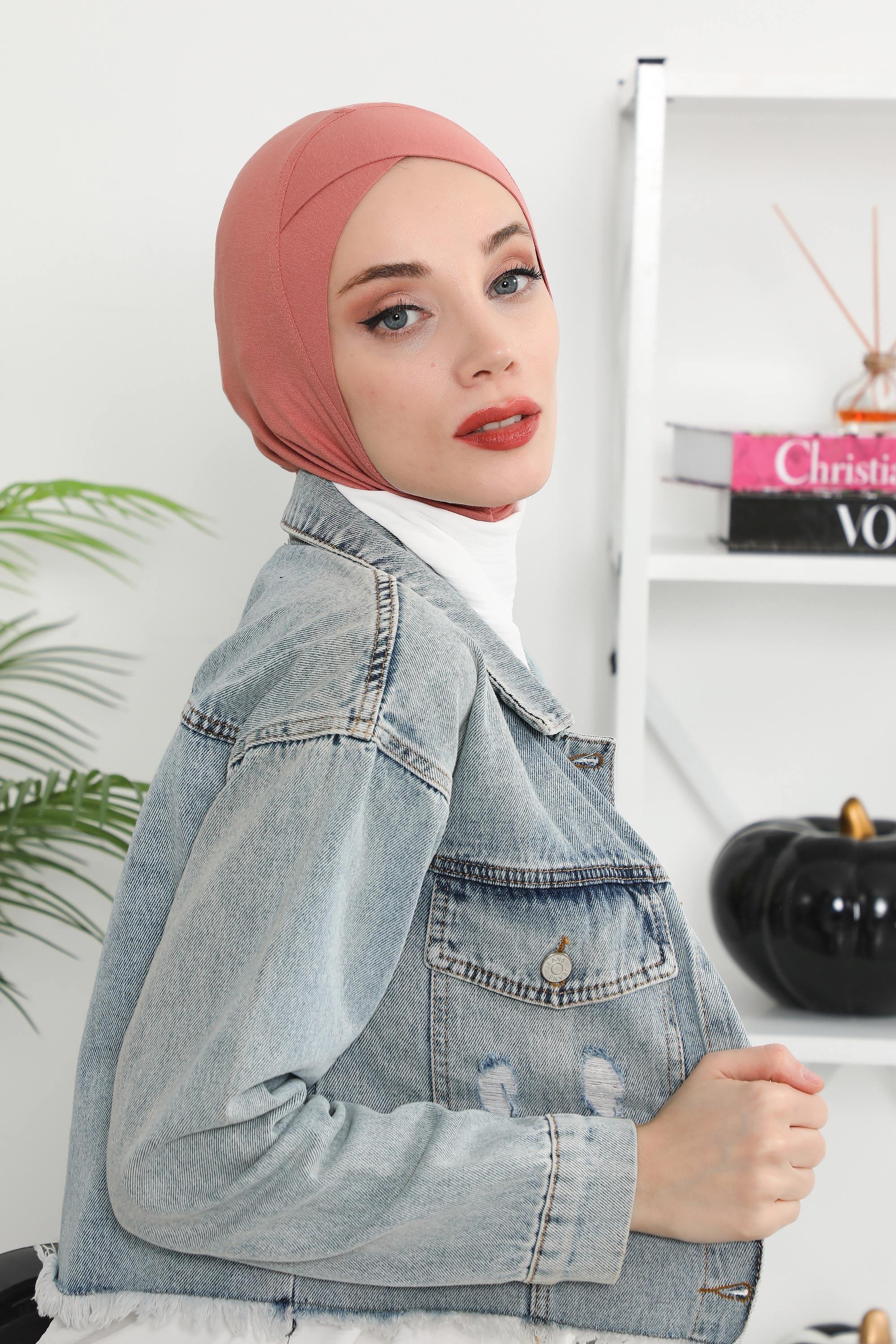 Önü Çapraz Detaylı Penye Bone,TB-4,TB-4