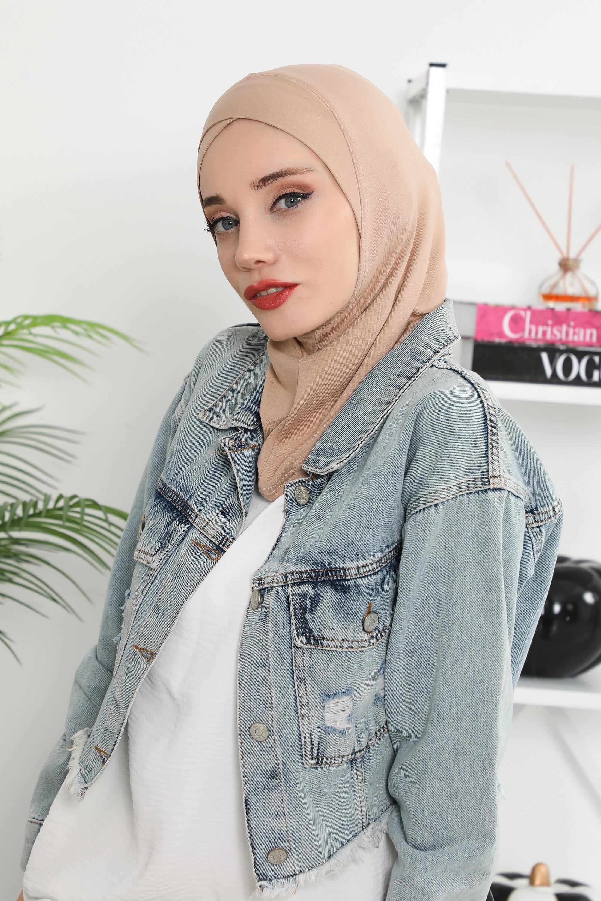 Önü Çapraz Detaylı Penye Bone,TB-4,TB-4