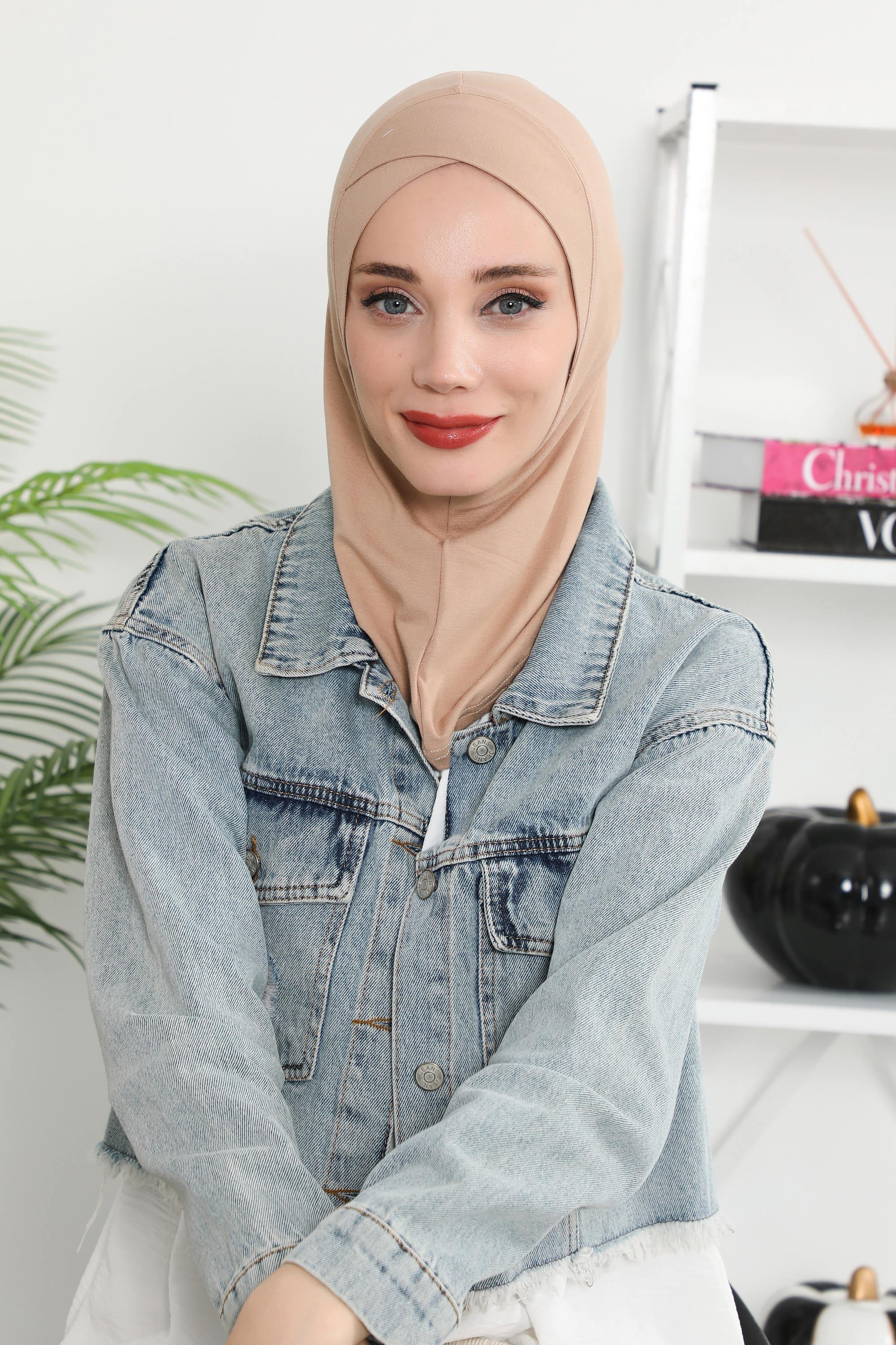 Önü Çapraz Detaylı Penye Bone,TB-4,TB-4