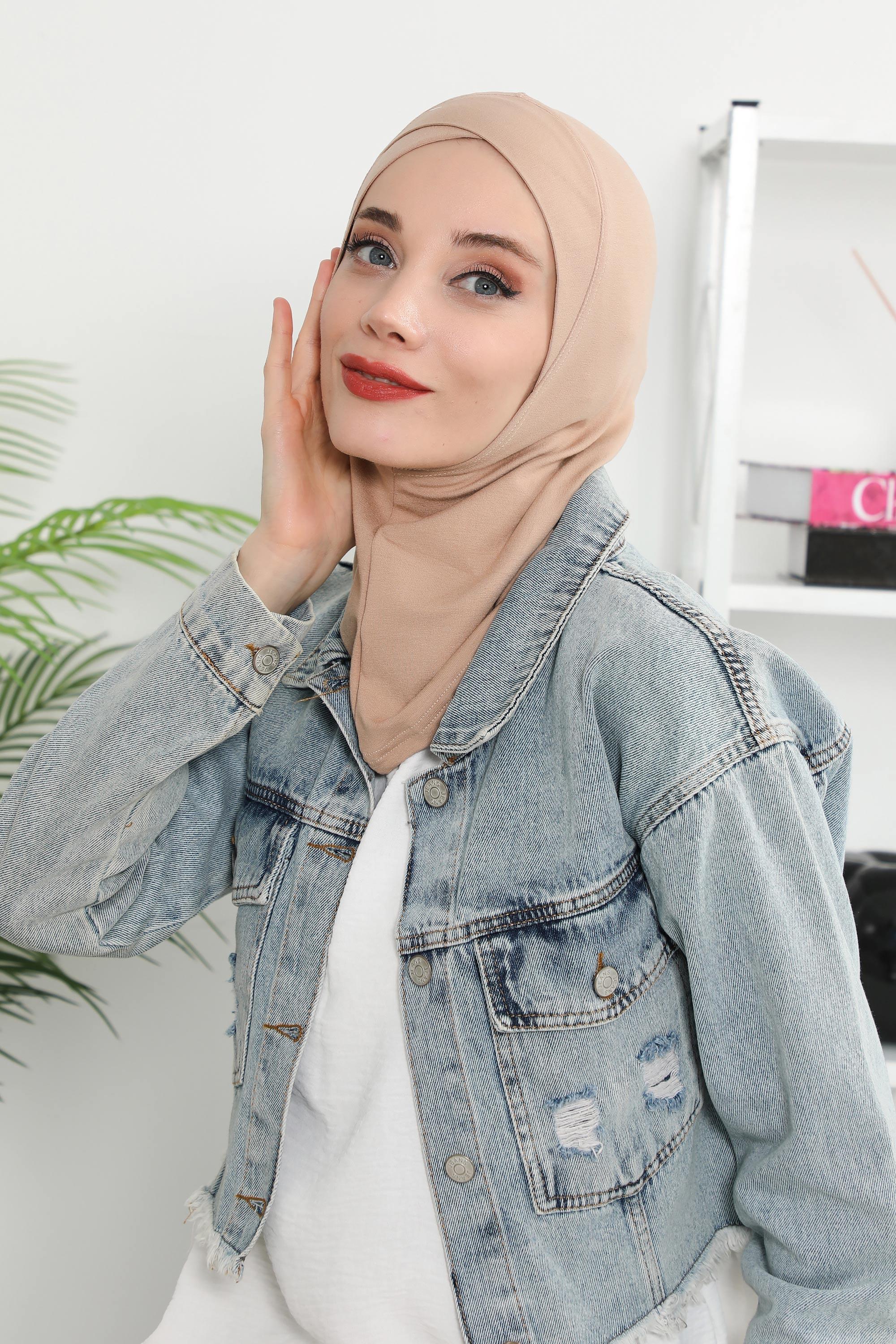 Önü Çapraz Detaylı Penye Bone,TB-4,TB-4