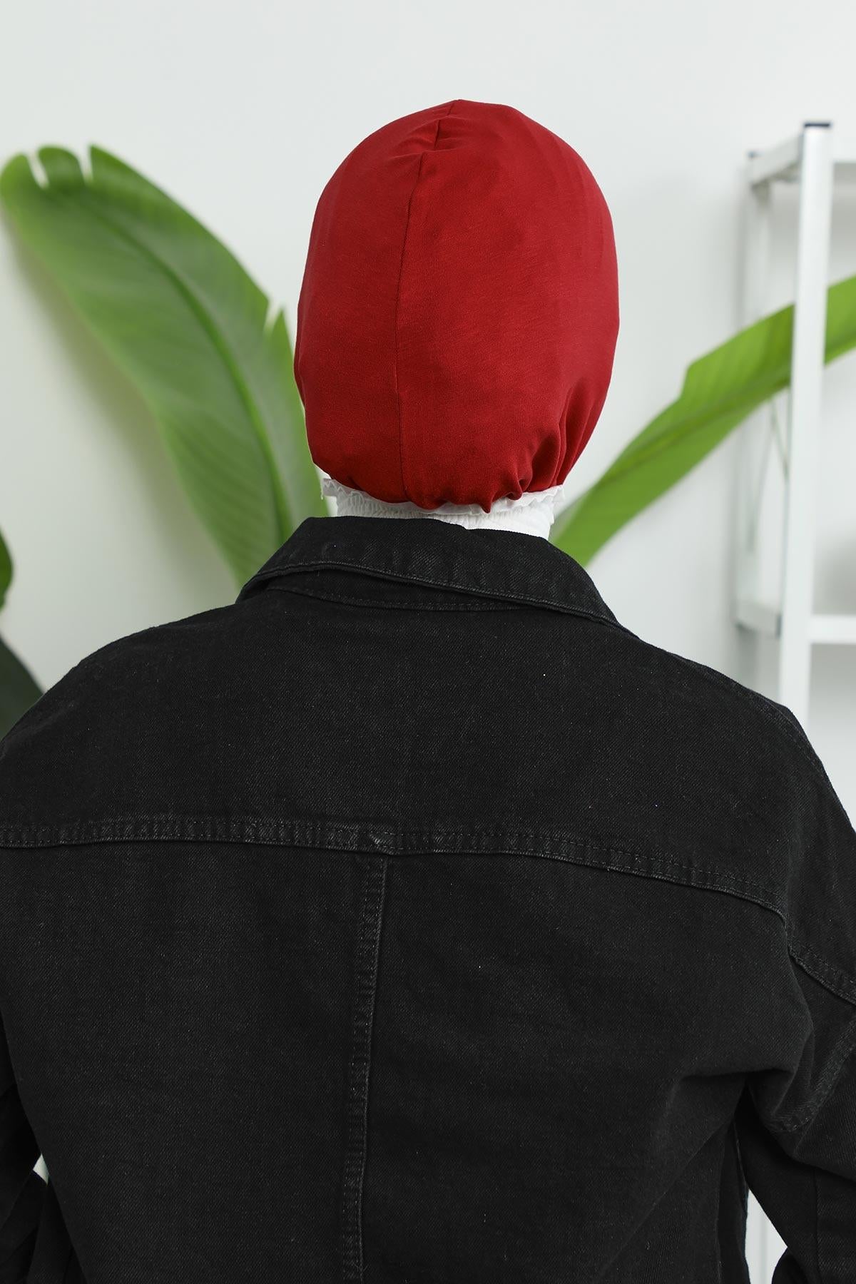 Önü Çapraz Detaylı Penye Bone,TB-4,TB-4