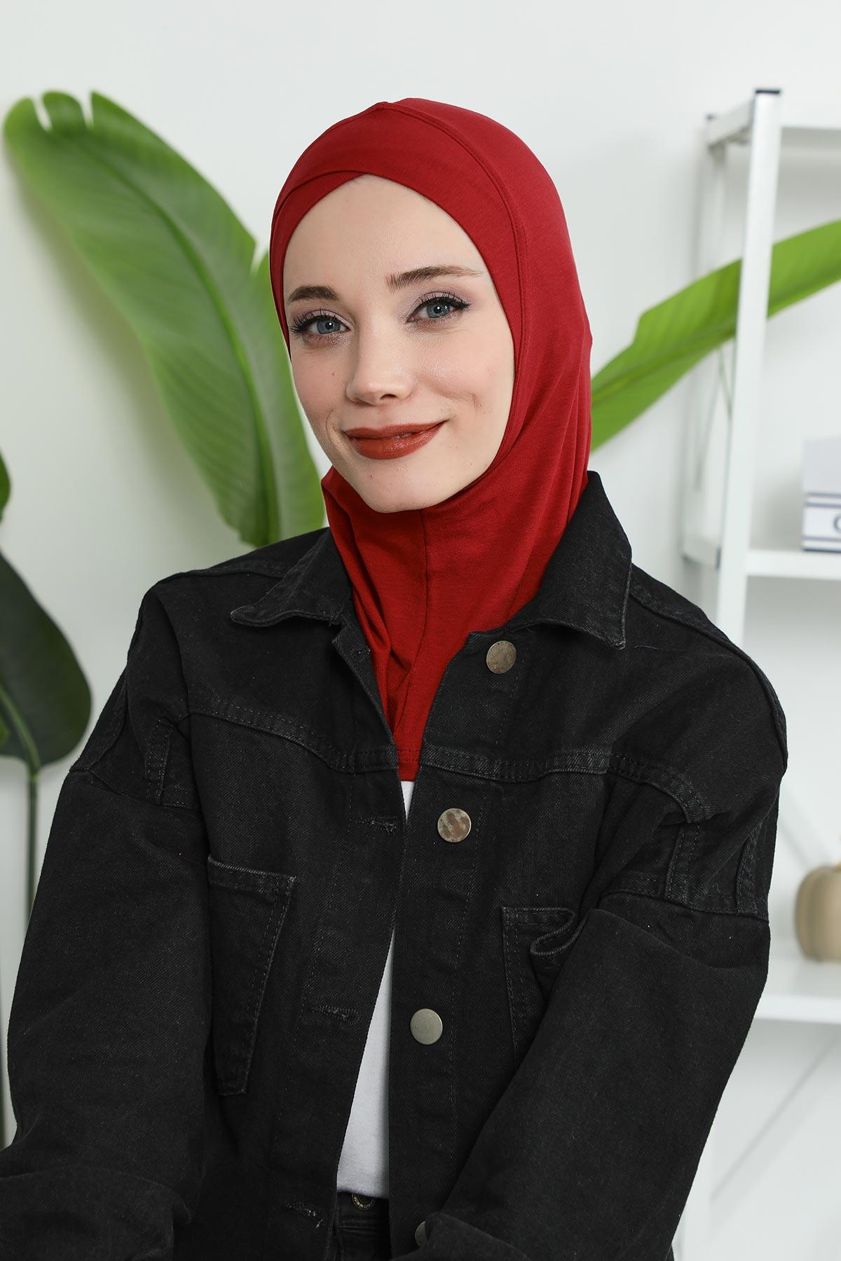 Önü Çapraz Detaylı Penye Bone,TB-4,TB-4