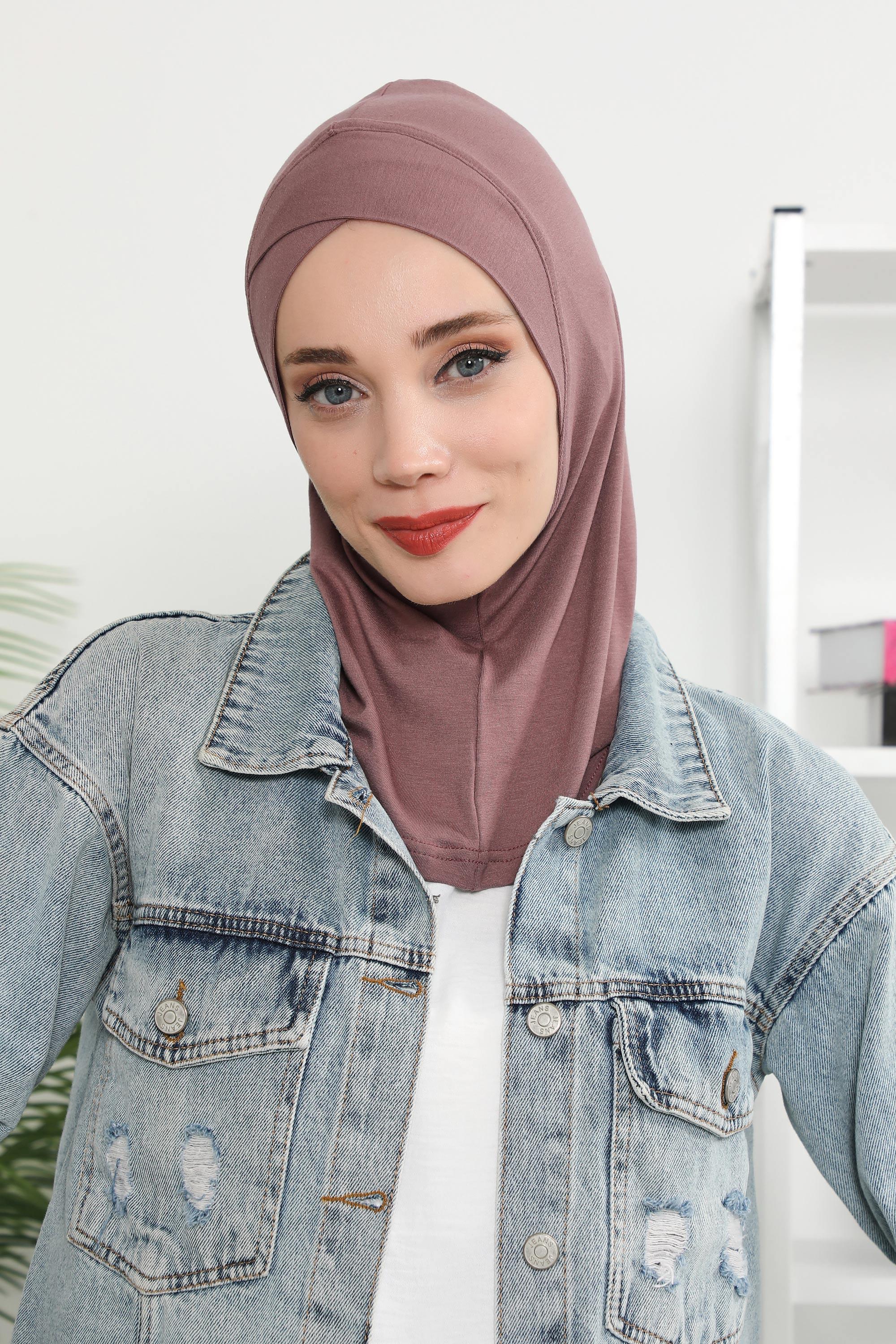 Önü Çapraz Detaylı Penye Bone,TB-4,TB-4