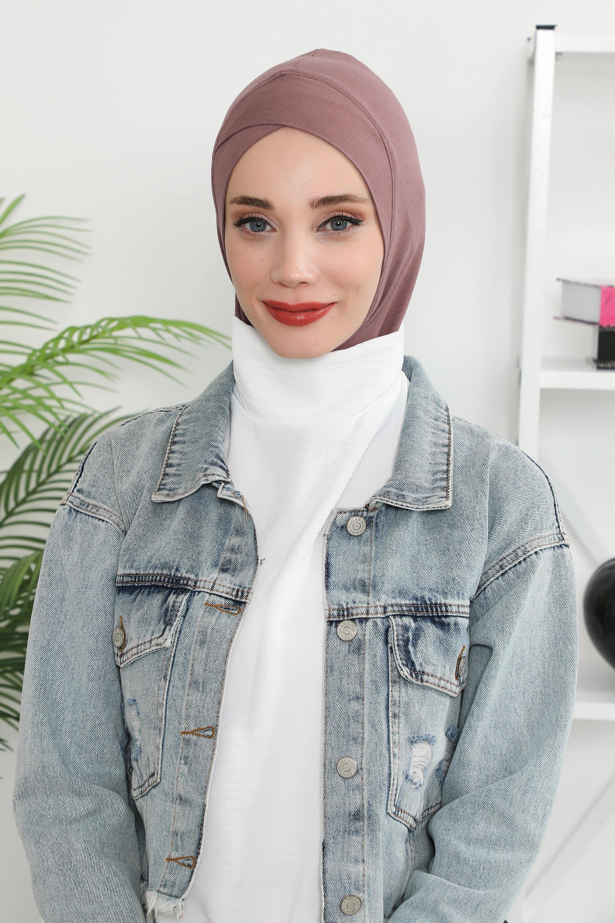 Önü Çapraz Detaylı Penye Bone,TB-4,TB-4