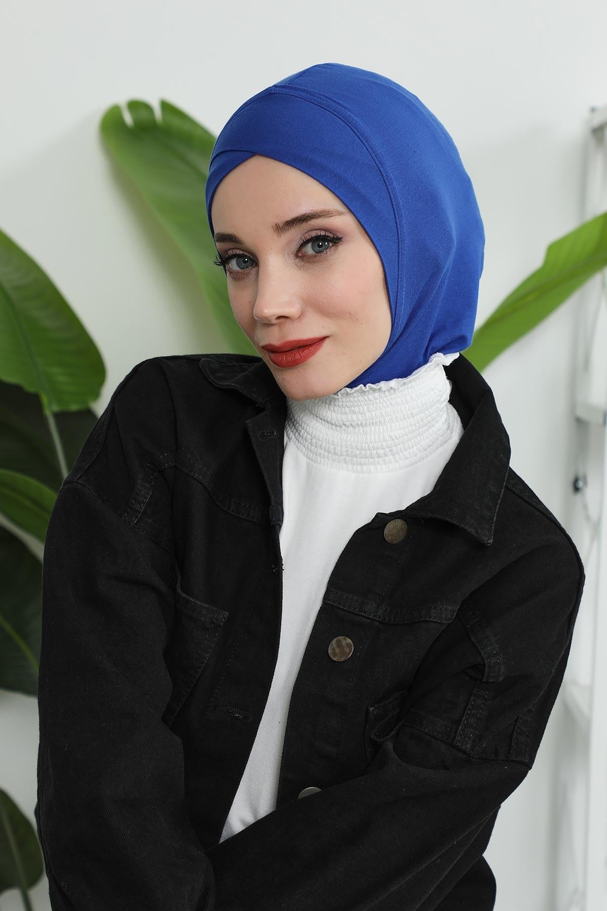 Önü Çapraz Detaylı Penye Bone,TB-4,TB-4