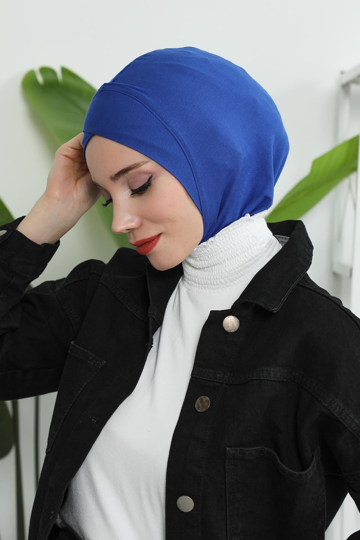 Önü Çapraz Detaylı Penye Bone,TB-4,TB-4