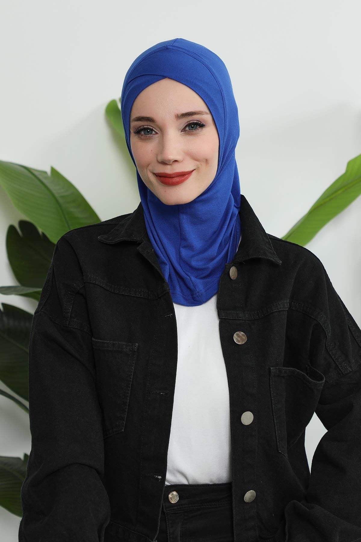 Önü Çapraz Detaylı Penye Bone,TB-4,TB-4