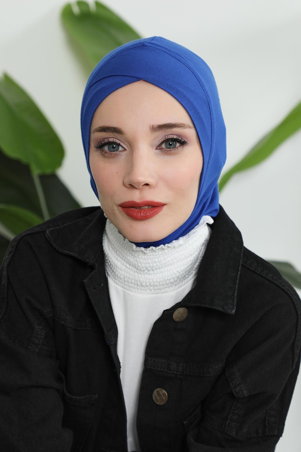 Önü Çapraz Detaylı Penye Bone,TB-4,TB-4