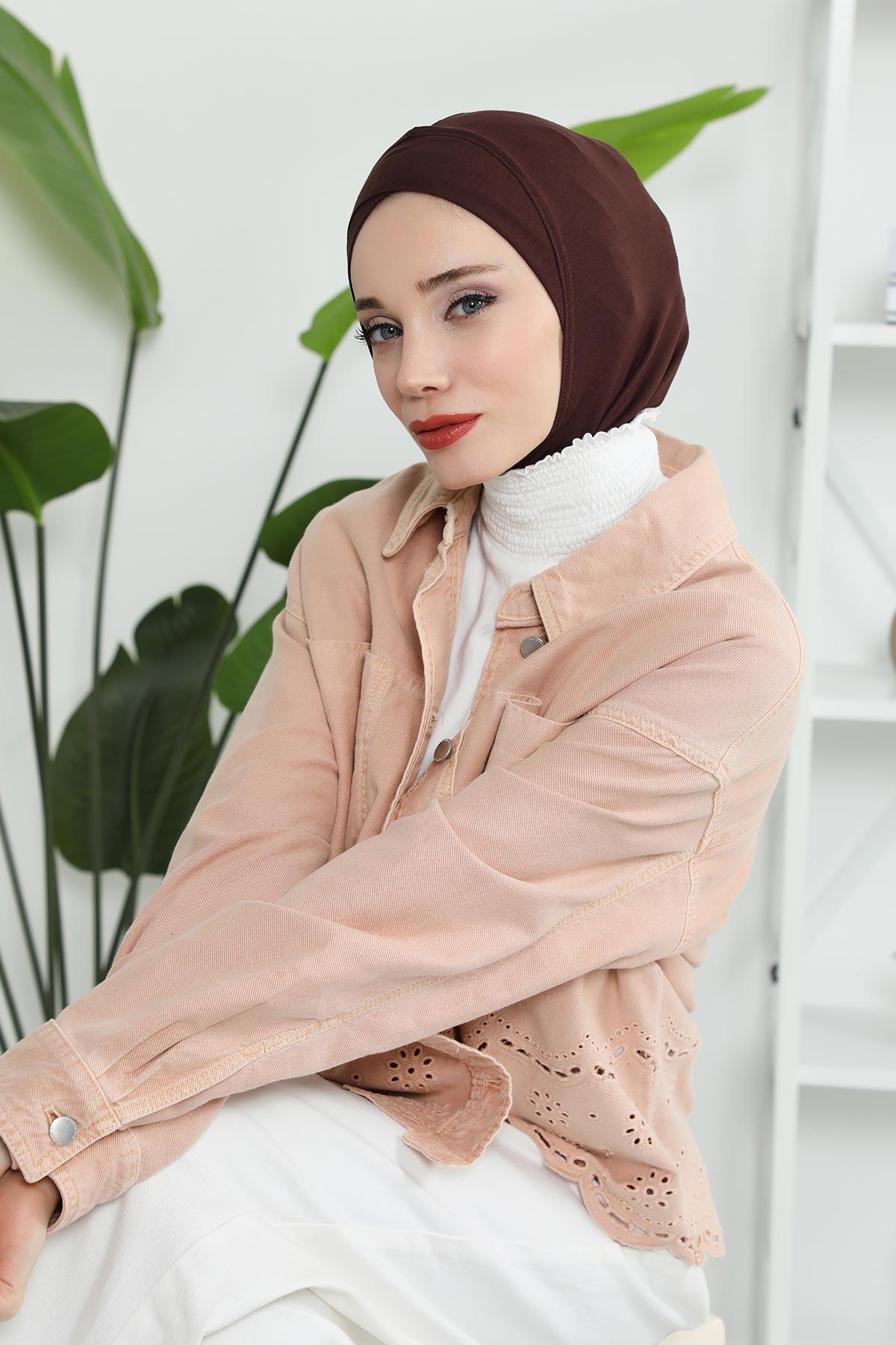 Önü Çapraz Detaylı Penye Bone,TB-4,TB-4