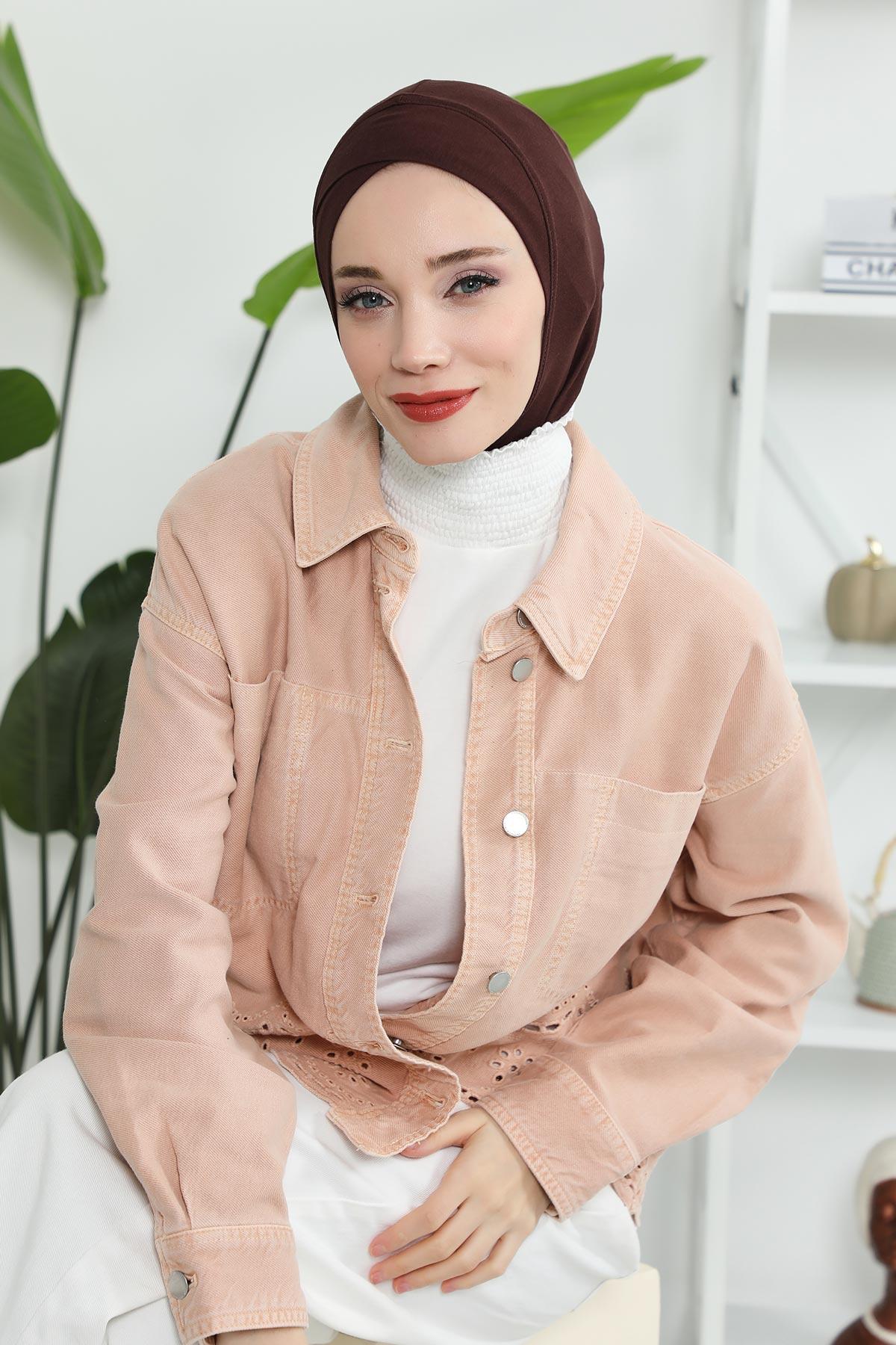 Önü Çapraz Detaylı Penye Bone,TB-4,TB-4