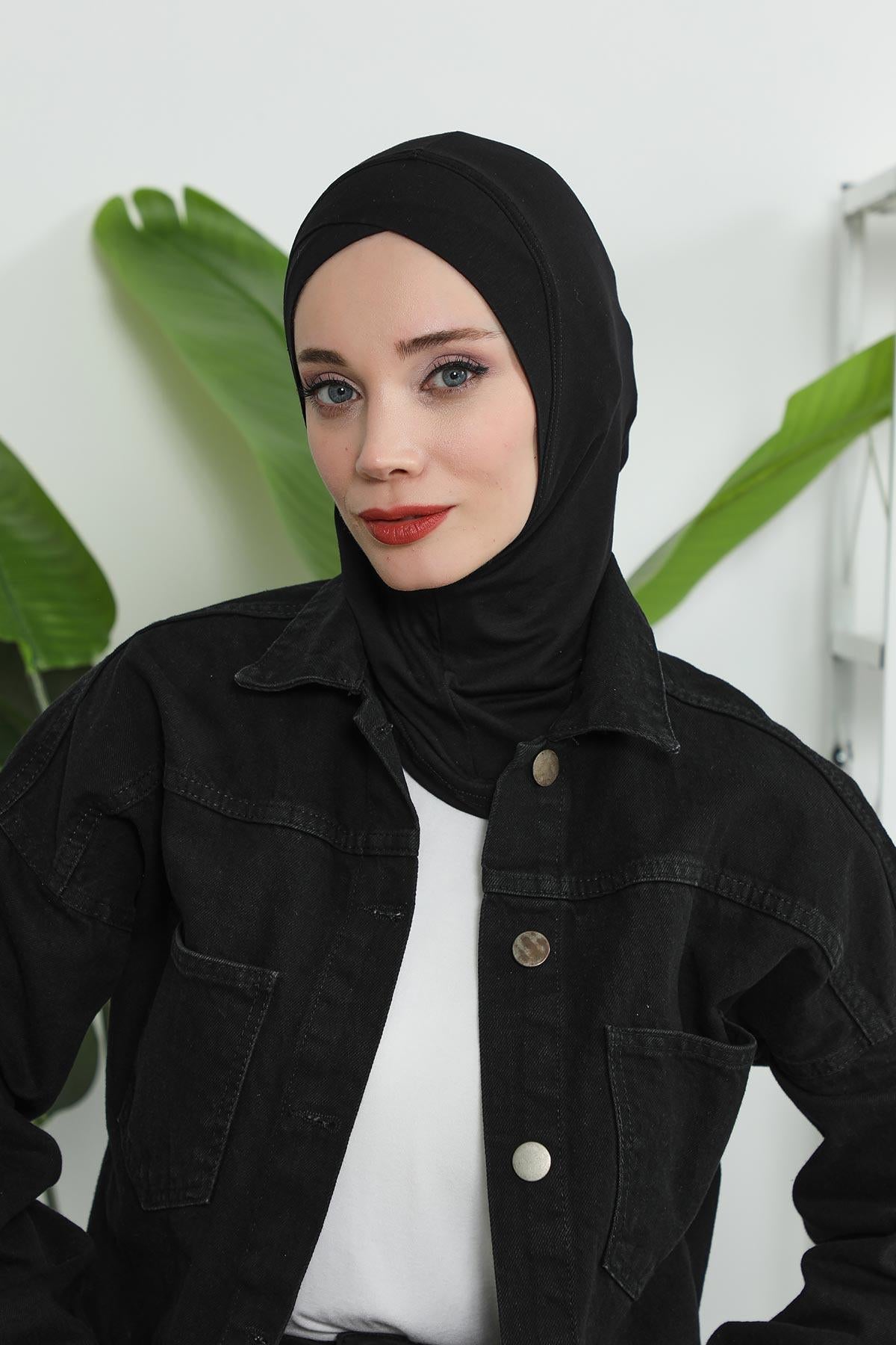 Önü Çapraz Detaylı Penye Bone,TB-4,TB-4