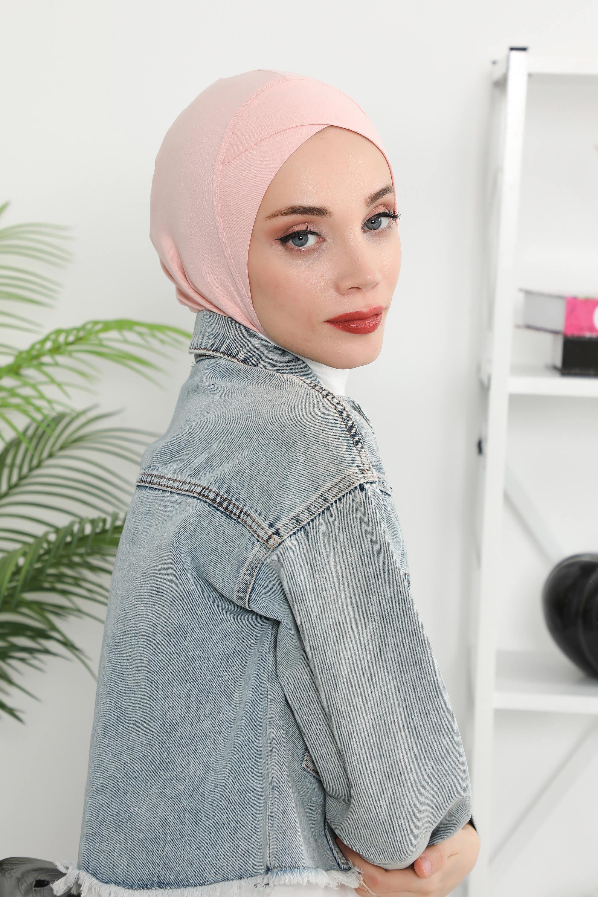 Önü Çapraz Detaylı Penye Bone,TB-4,TB-4