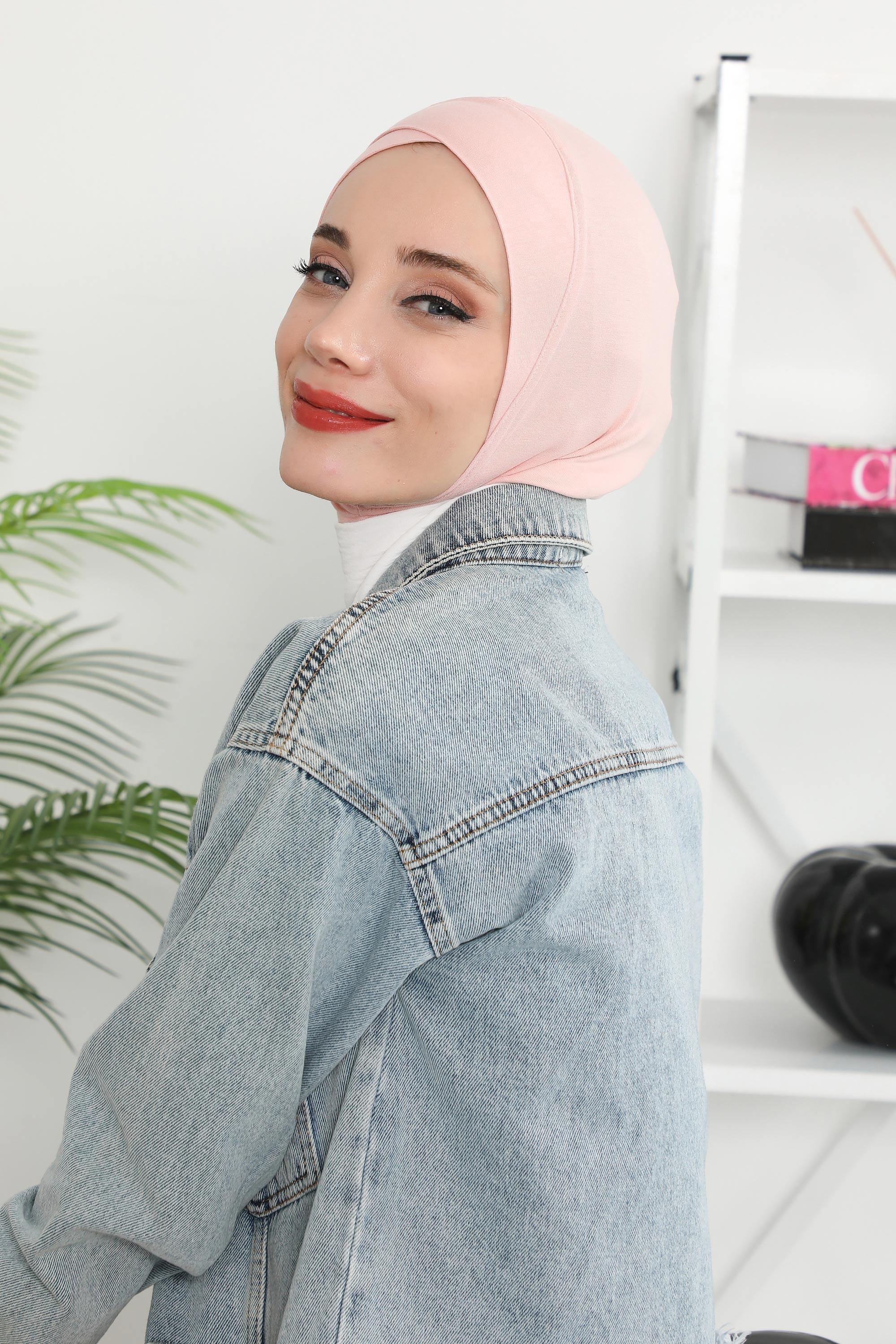 Önü Çapraz Detaylı Penye Bone,TB-4,TB-4