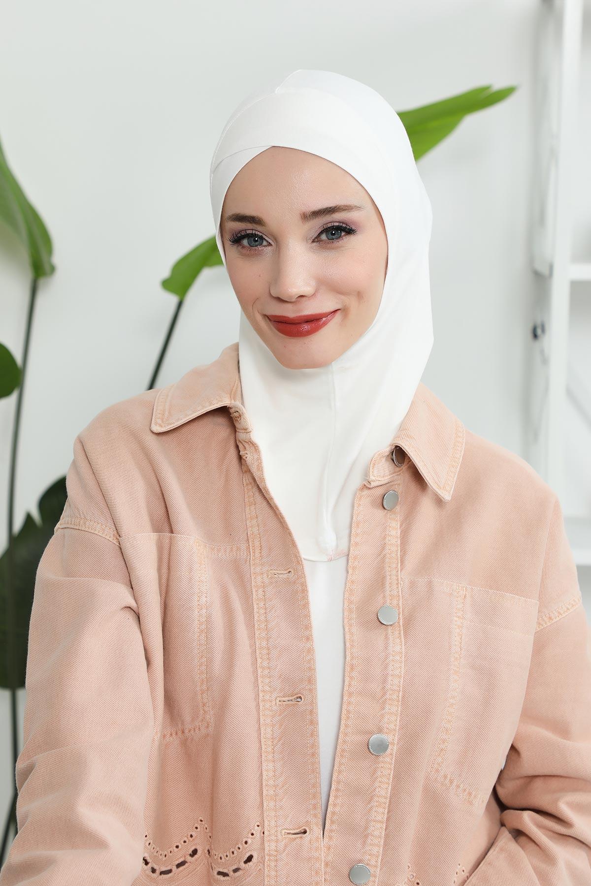 Önü Çapraz Detaylı Penye Bone,TB-4,TB-4