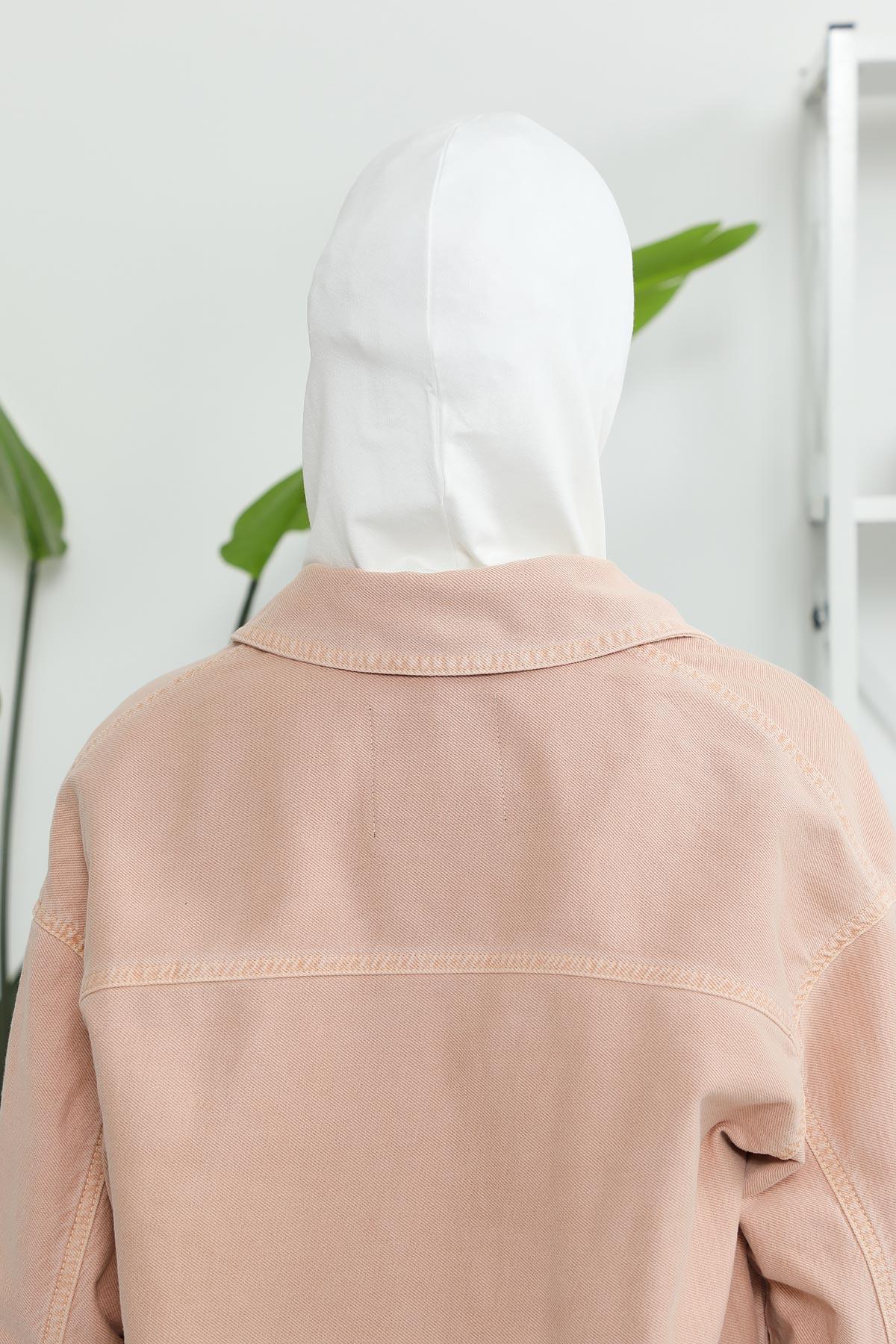 Önü Çapraz Detaylı Penye Bone,TB-4,TB-4