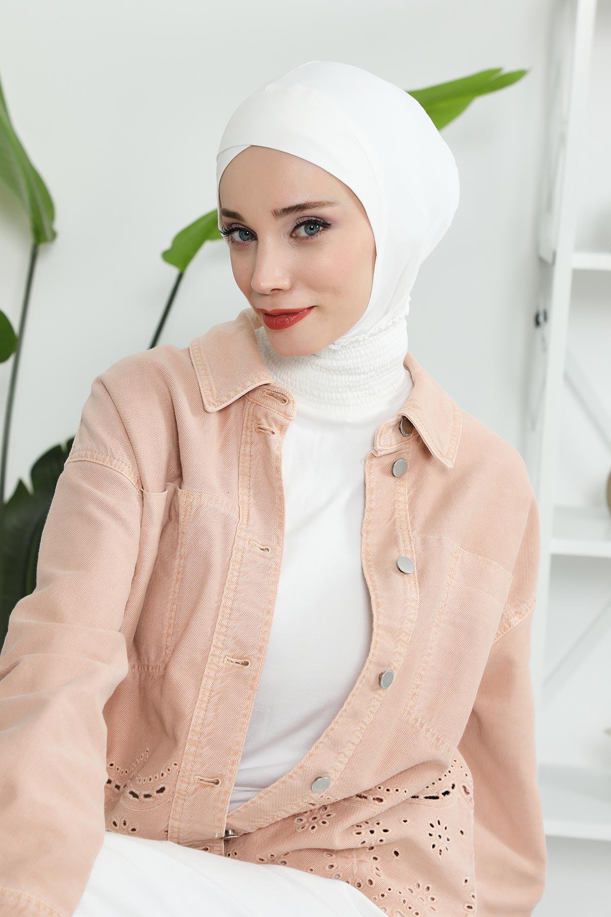 Önü Çapraz Detaylı Penye Bone,TB-4,TB-4