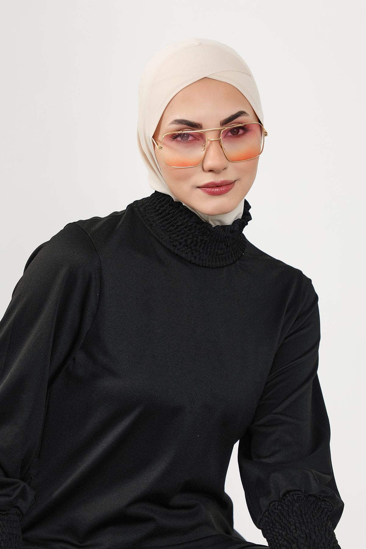 Önü Çapraz Ninja Tesettür (Deniz,Havuz) Yüzücü Bonesi,TB-4SN
