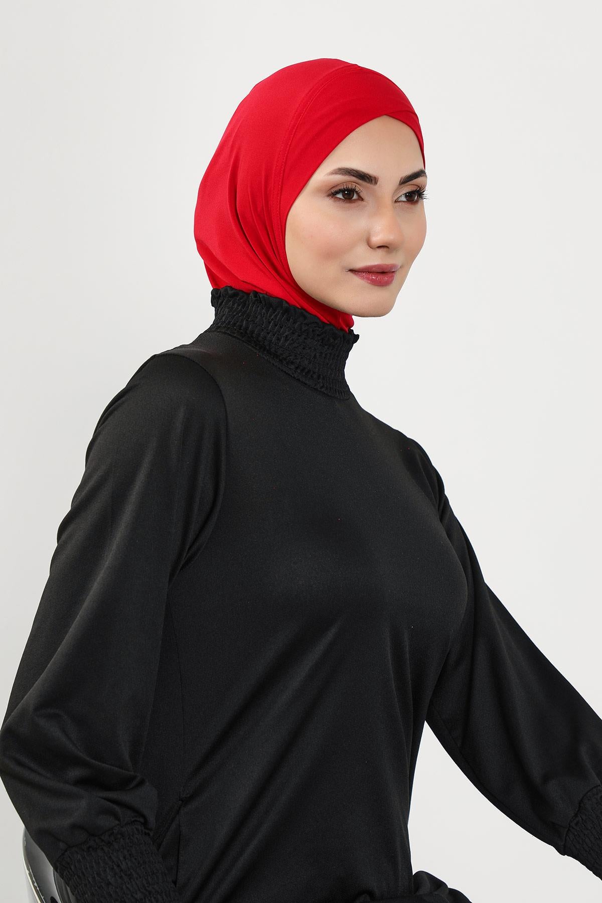 Önü Çapraz Ninja Tesettür (Deniz,Havuz) Yüzücü Bonesi,TB-4SN