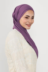 Önü Pileli Tasarım Krep Pratik Şal,PS-54