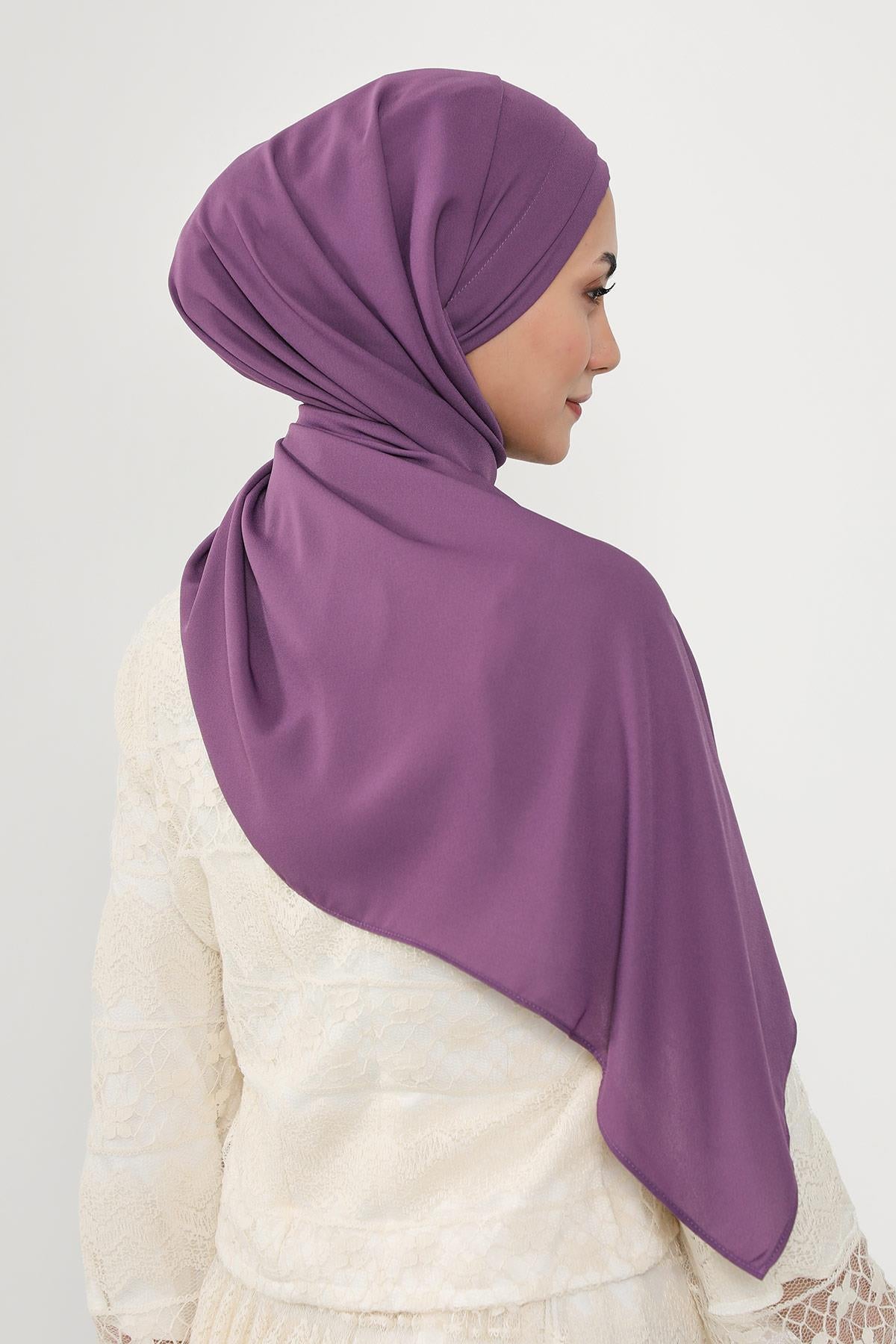 Önü Pileli Tasarım Krep Pratik Şal,PS-54