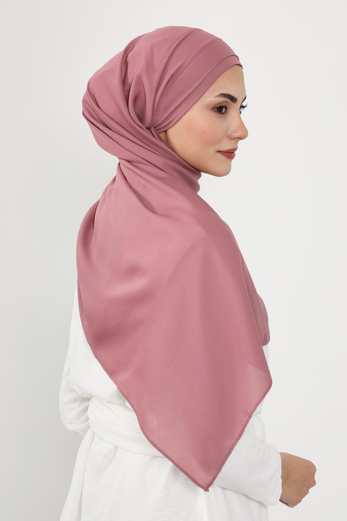 Önü Pileli Tasarım Krep Pratik Şal,PS-54