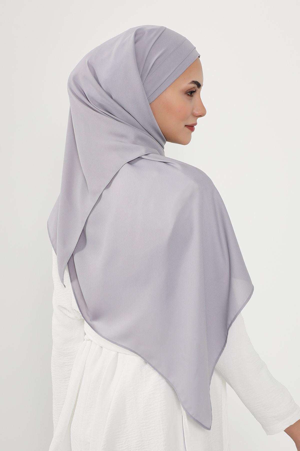 Önü Pileli Tasarım Krep Pratik Şal,PS-54