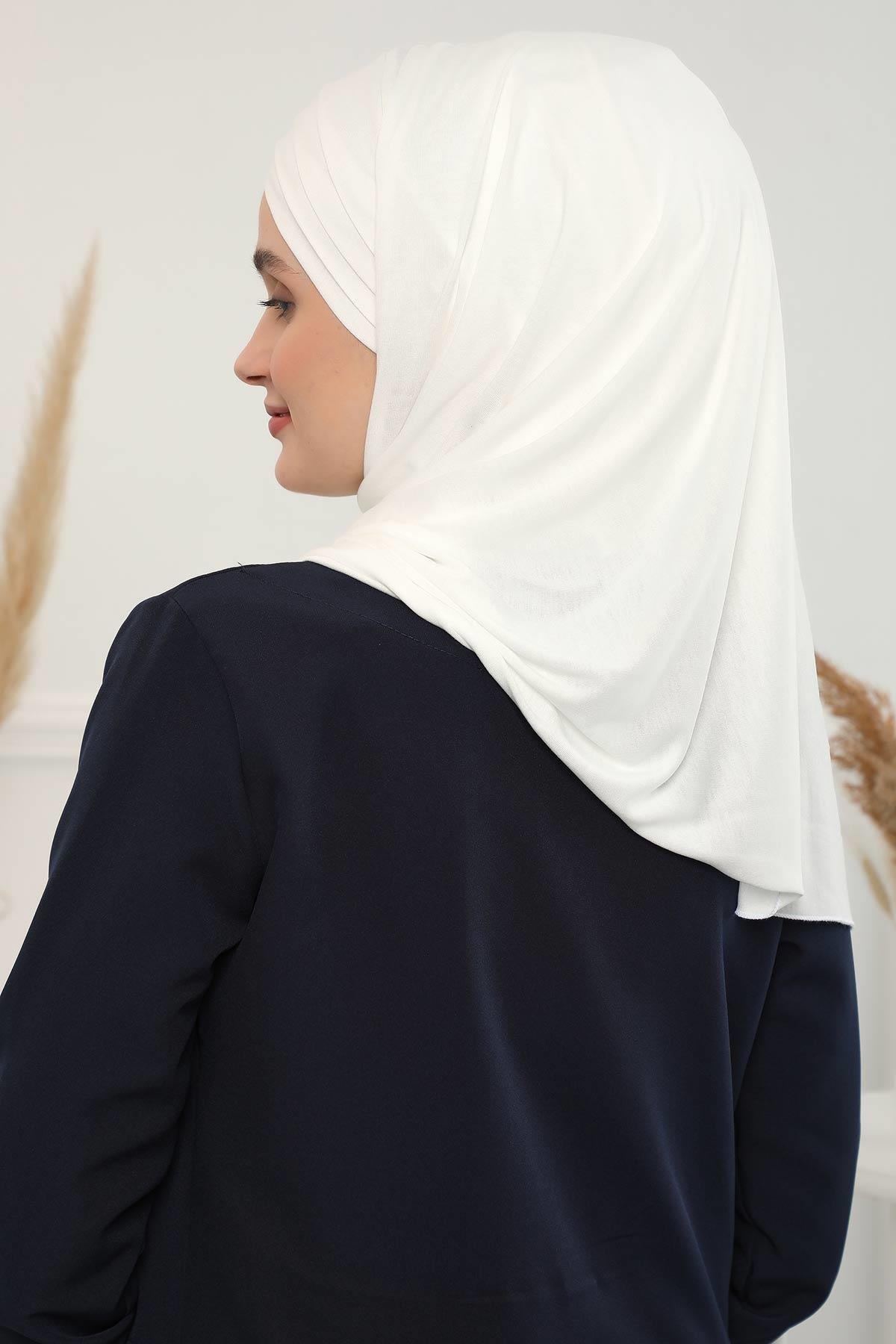 Çift Renkli Tak Çık Pratik Penye Şal,CPS-49,CPS-49