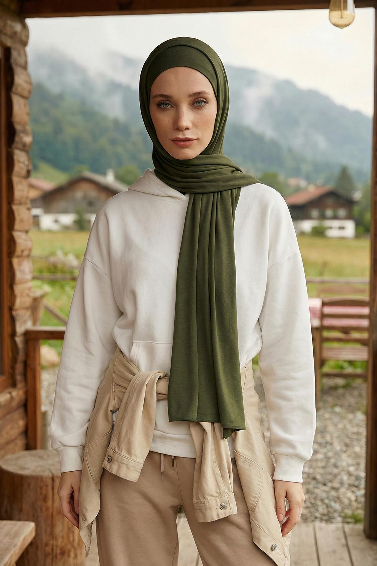 Penye Boneli Hazır Penye Kapşon Şal İkili Takım,PS-57