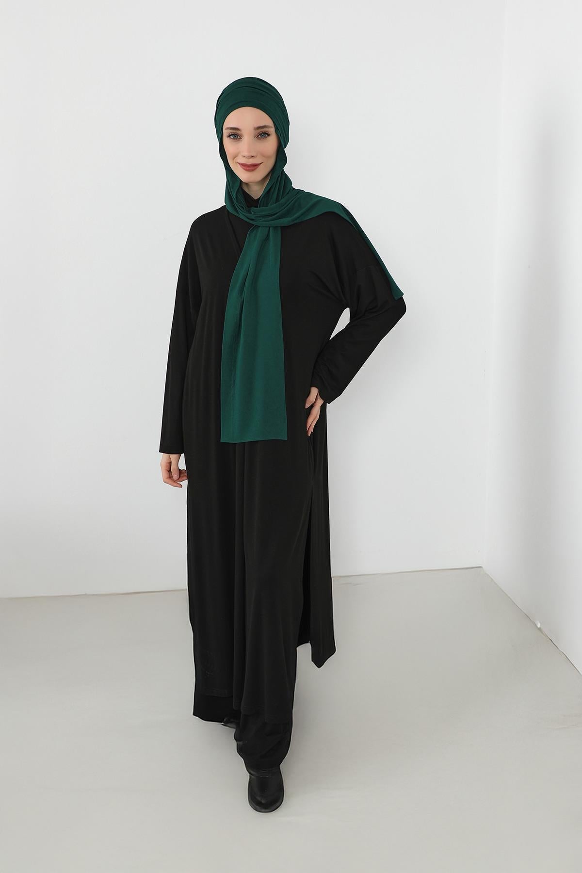 Penye Boneli Hazır Penye Kapşon Şal İkili Takım,PS-57