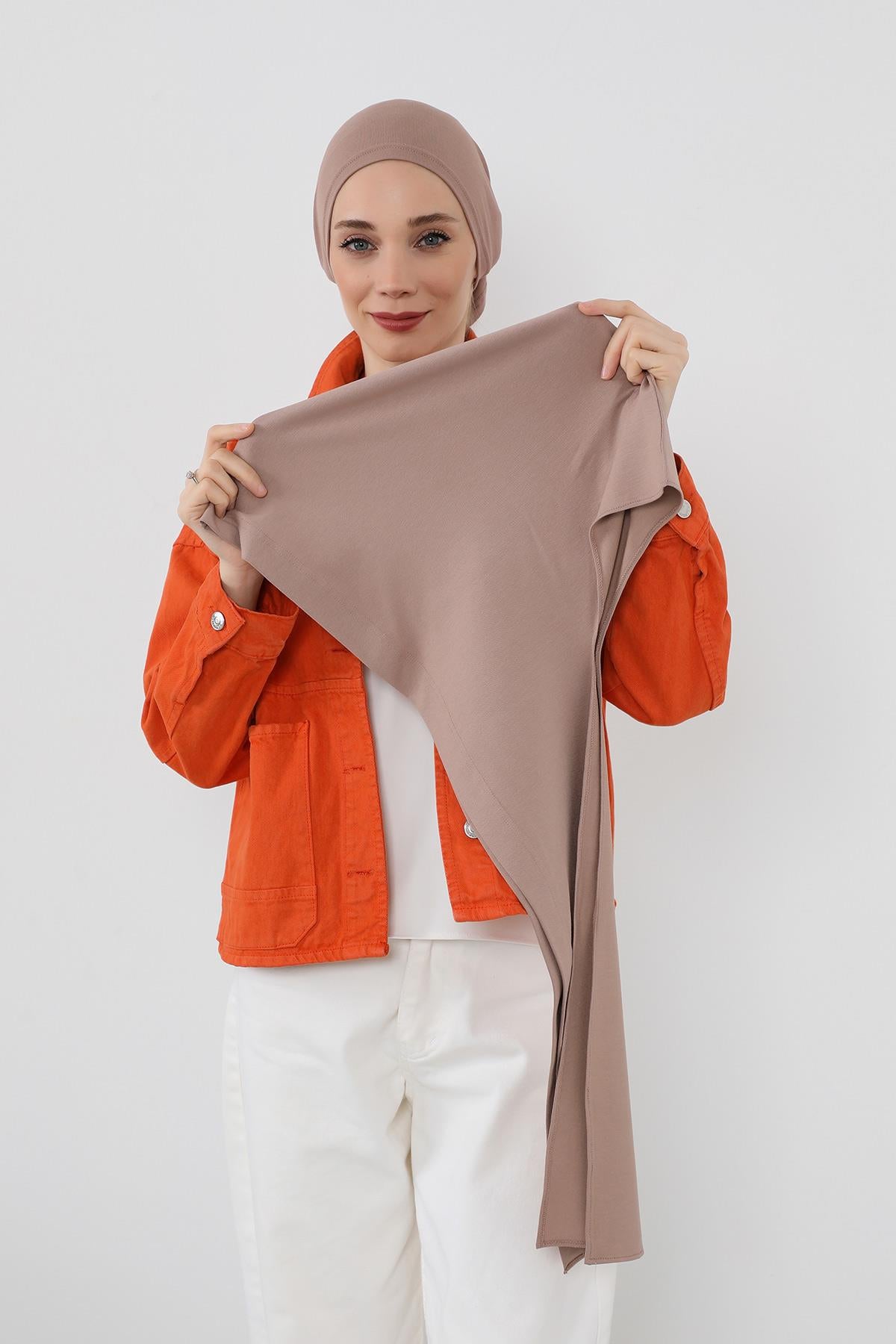 Penye Boneli Hazır Penye Kapşon Şal İkili Takım,PS-57