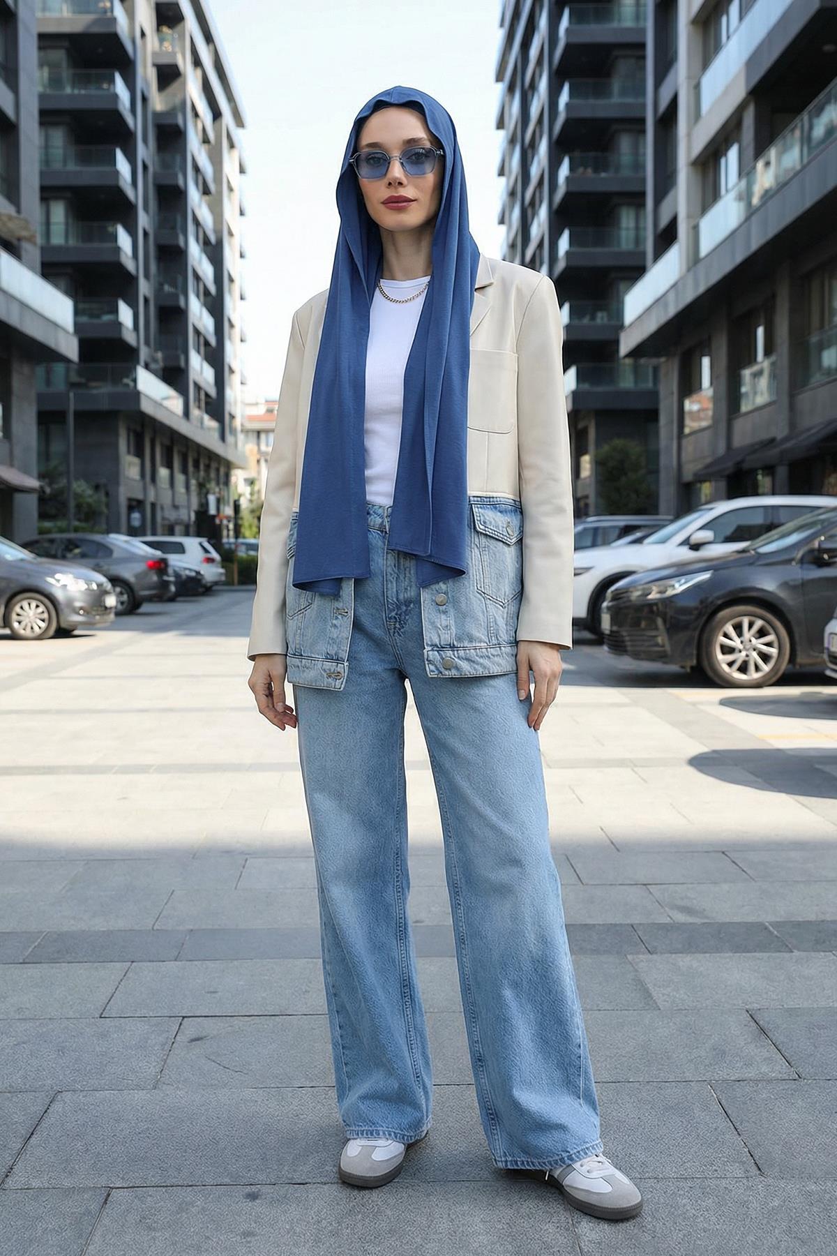 Penye Boneli Hazır Penye Kapşon Şal İkili Takım,PS-57