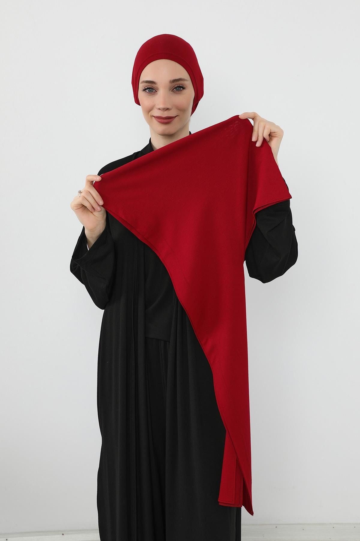 Penye Boneli Hazır Penye Kapşon Şal İkili Takım,PS-57