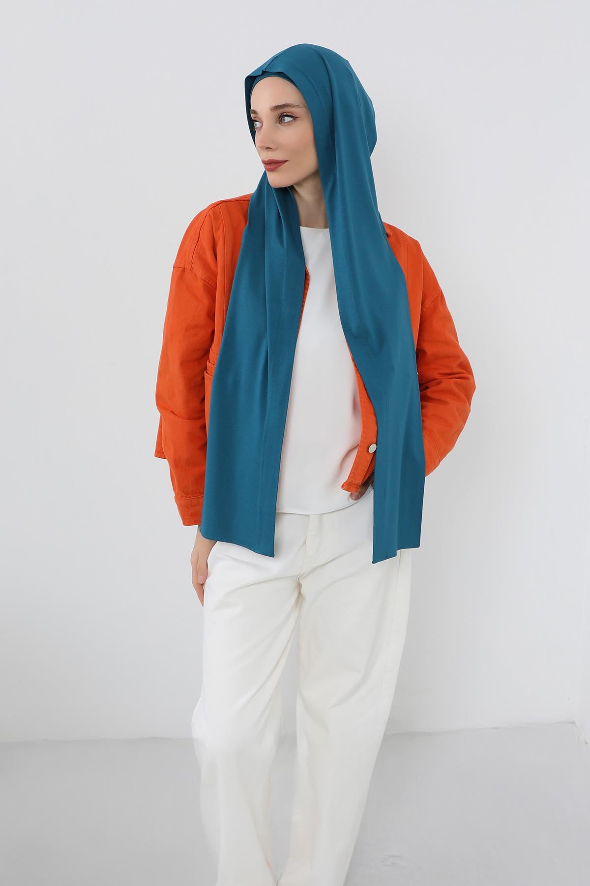 Penye Boneli Hazır Penye Kapşon Şal İkili Takım,PS-57