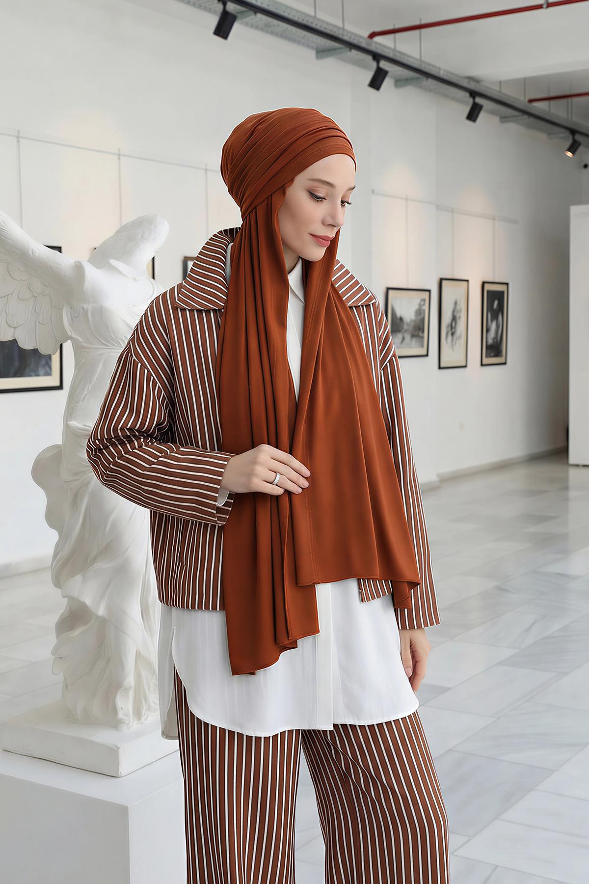 Penye Boneli Hazır Penye Kapşon Şal İkili Takım,PS-57