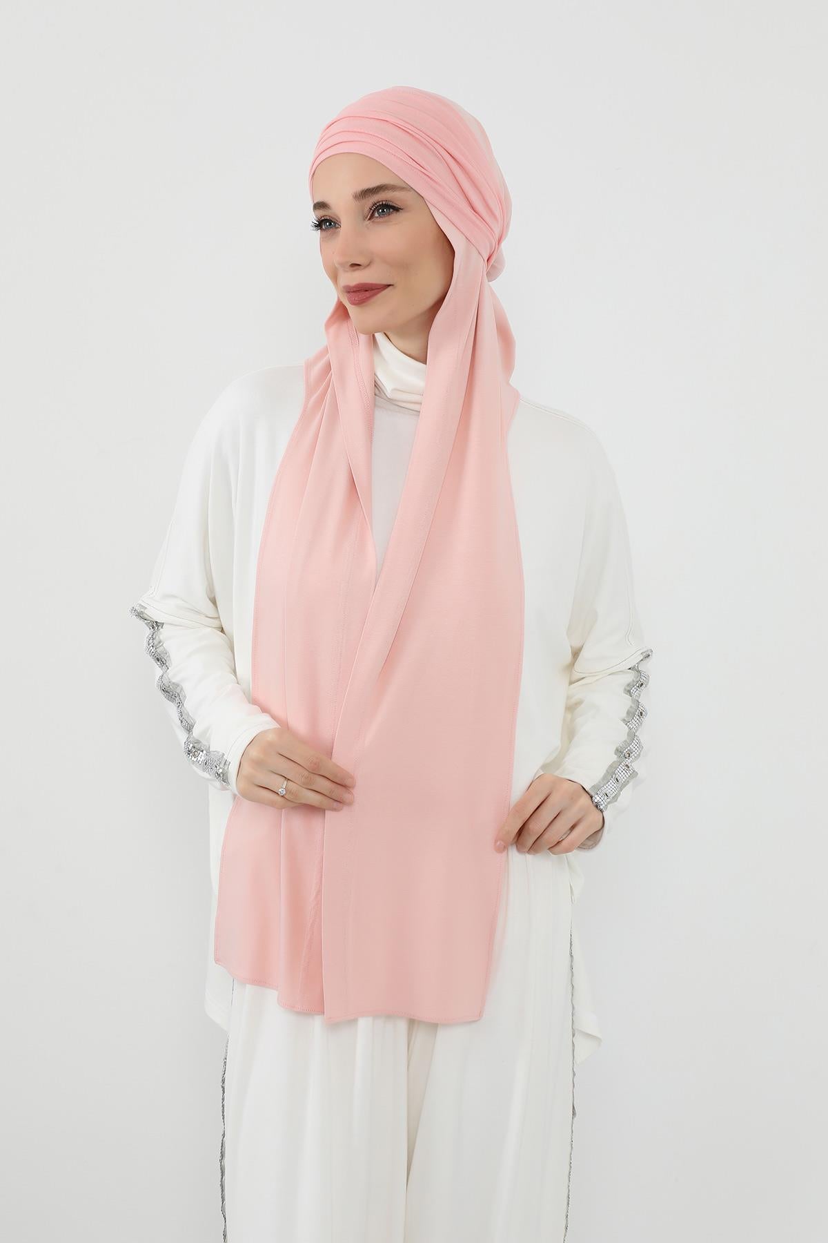 Penye Boneli Hazır Penye Kapşon Şal İkili Takım,PS-57