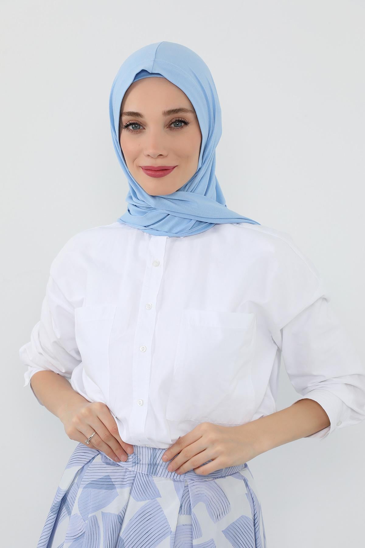 Penye Boneli Hazır Penye Kapşon Şal İkili Takım,PS-57