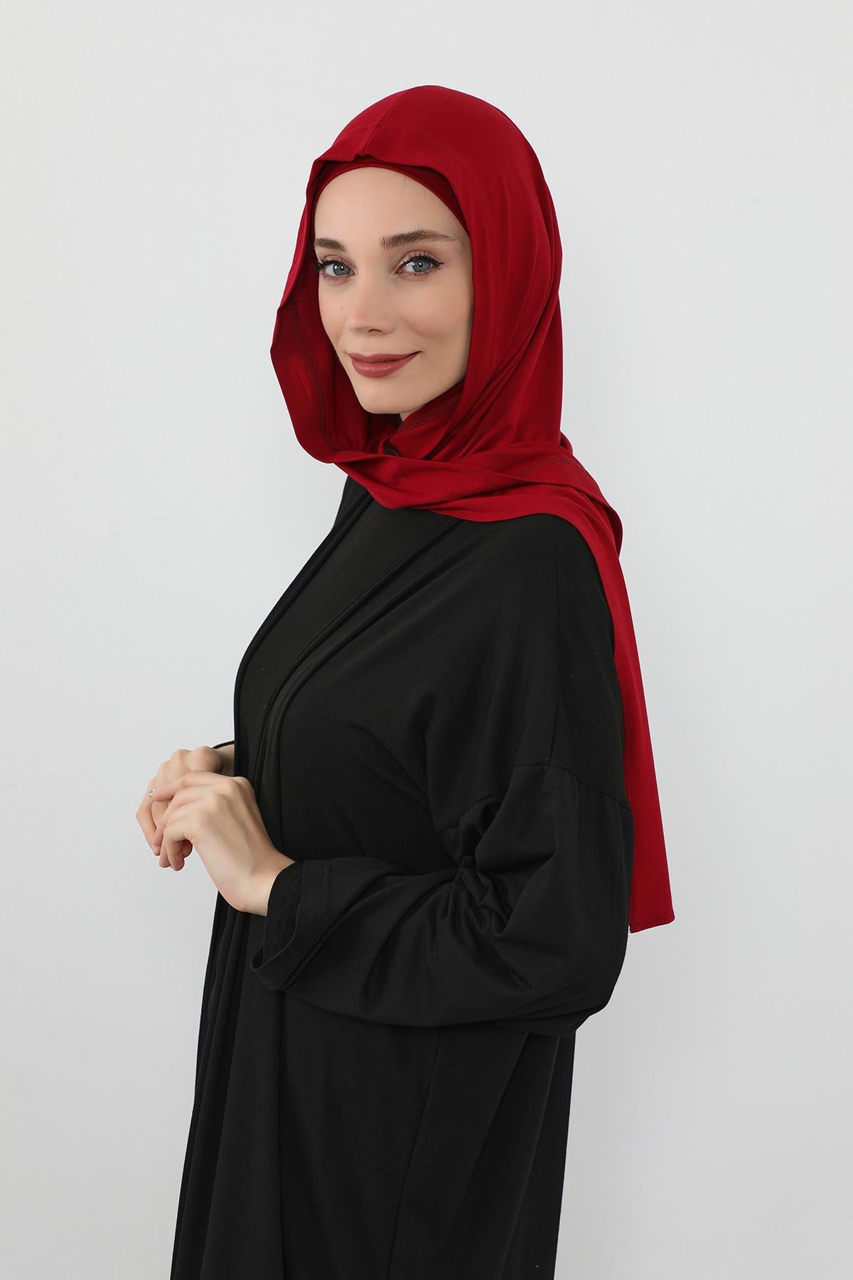 Penye Boneli Hazır Penye Kapşon Şal İkili Takım,PS-57