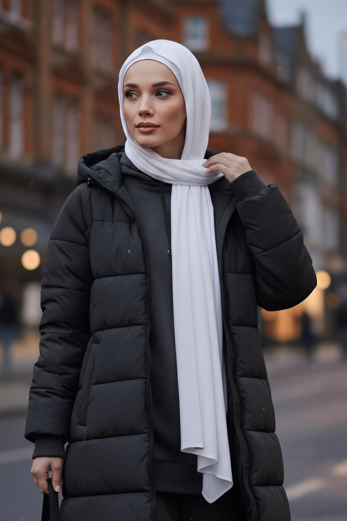 Penye Boneli Hazır Penye Kapşon Şal İkili Takım,PS-57