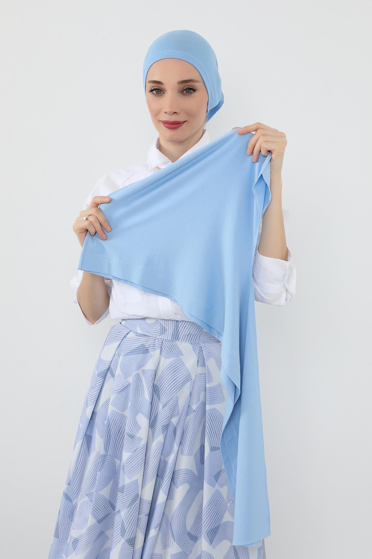 Penye Boneli Hazır Penye Kapşon Şal İkili Takım,PS-57