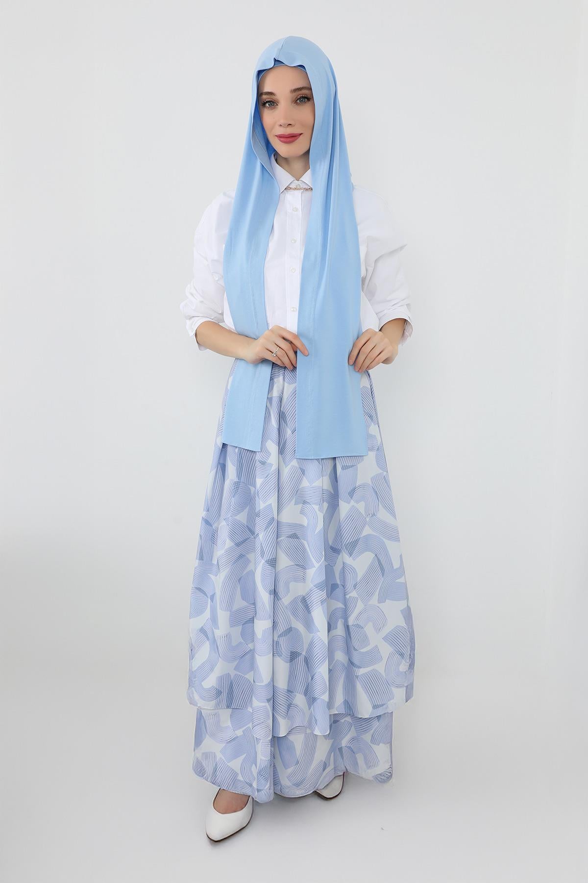 Penye Boneli Hazır Penye Kapşon Şal İkili Takım,PS-57