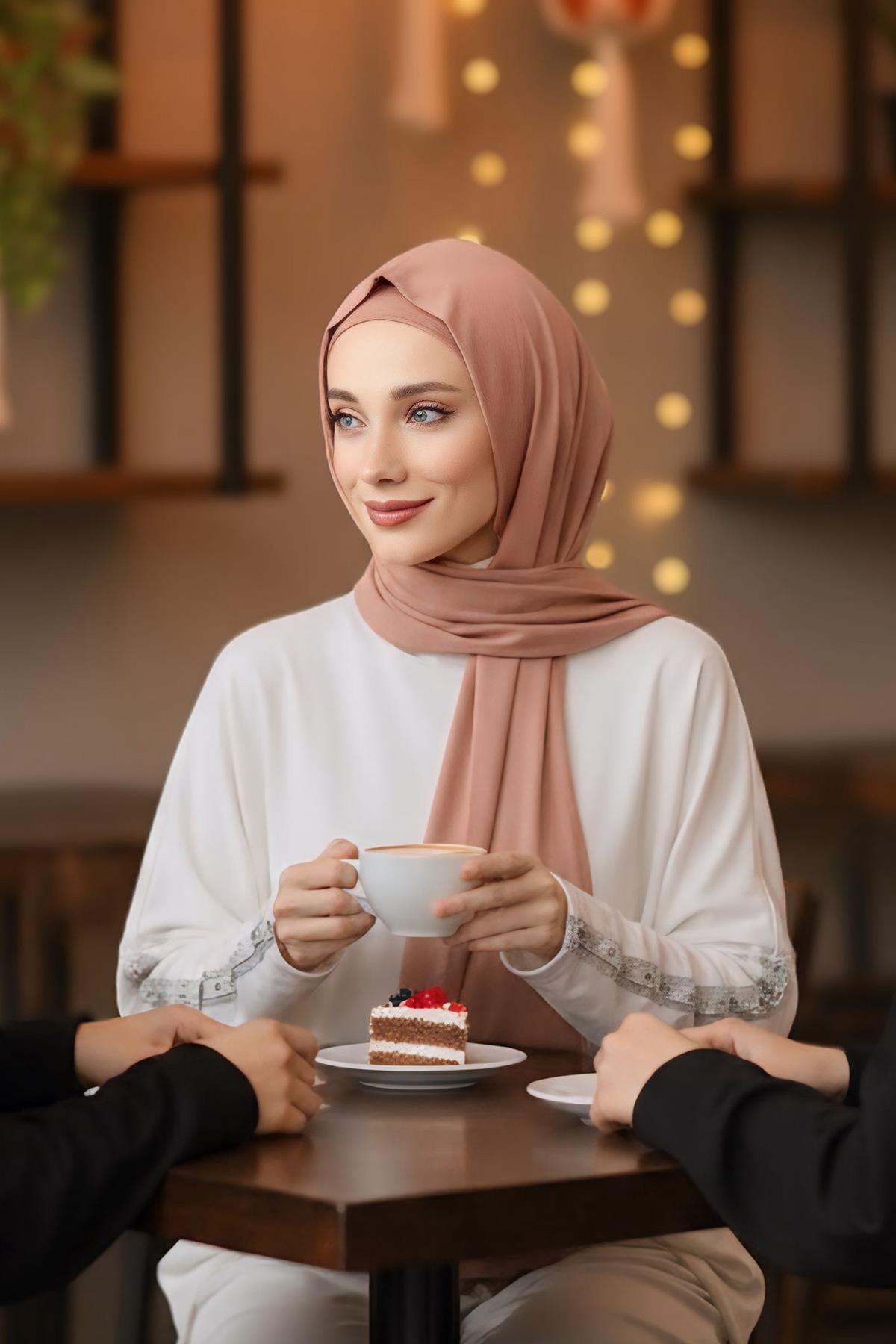 Penye Boneli Hazır Penye Kapşon Şal İkili Takım,PS-57