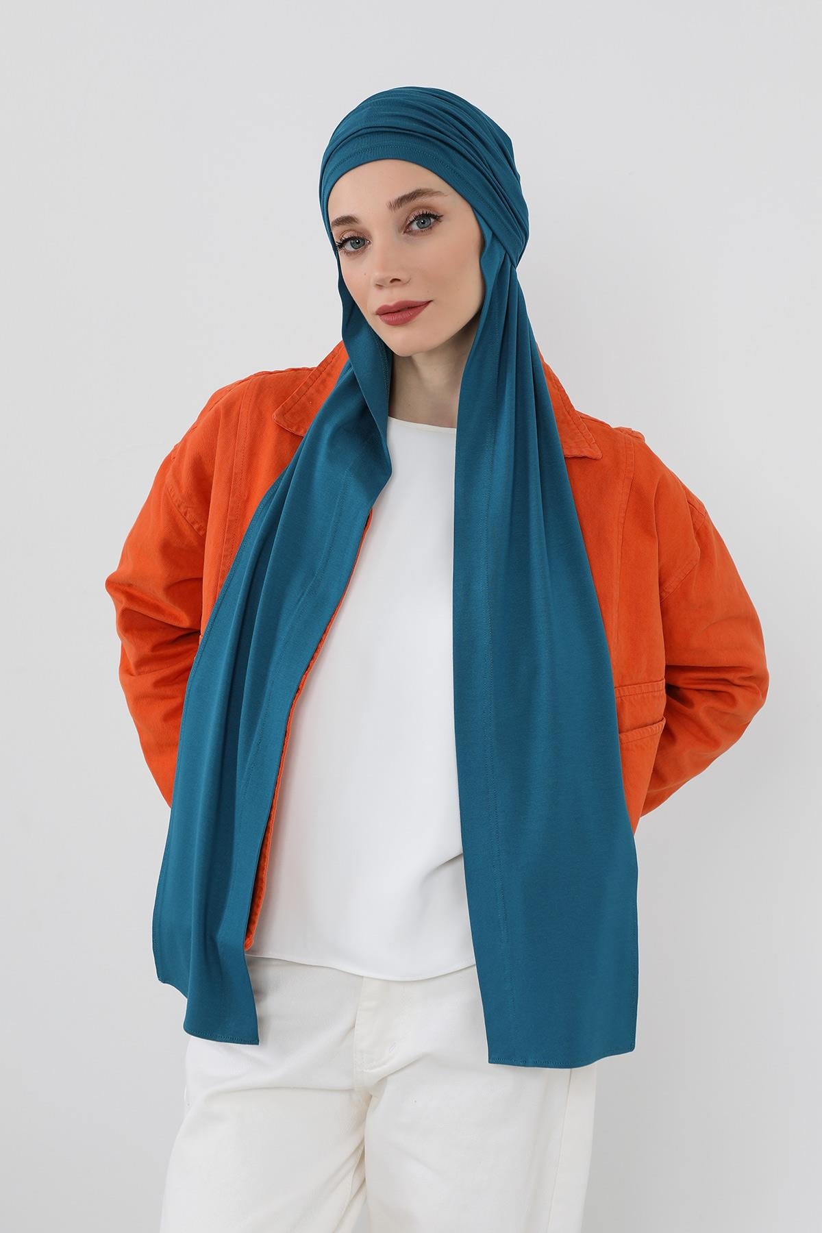 Penye Boneli Hazır Penye Kapşon Şal İkili Takım,PS-57