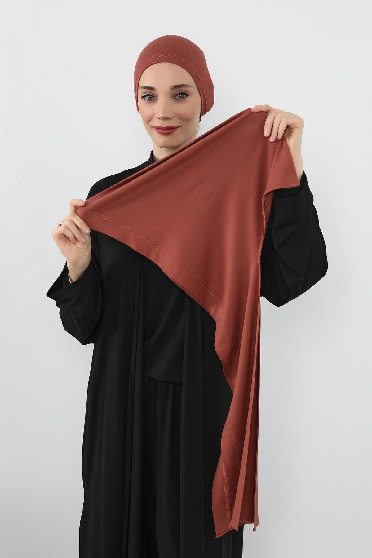 Penye Boneli Hazır Penye Kapşon Şal İkili Takım,PS-57