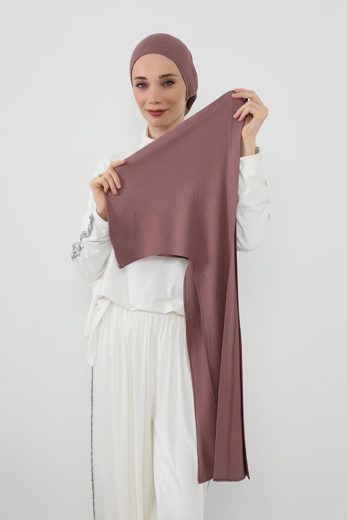 Penye Boneli Hazır Penye Kapşon Şal İkili Takım,PS-57