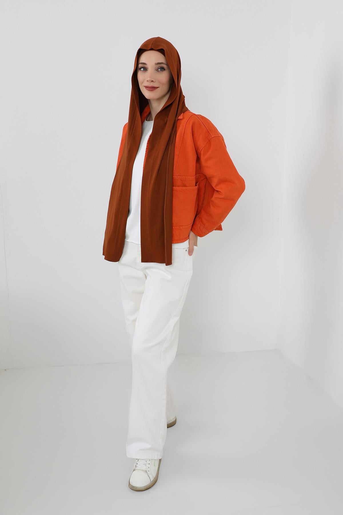 Penye Boneli Hazır Penye Kapşon Şal İkili Takım,PS-57