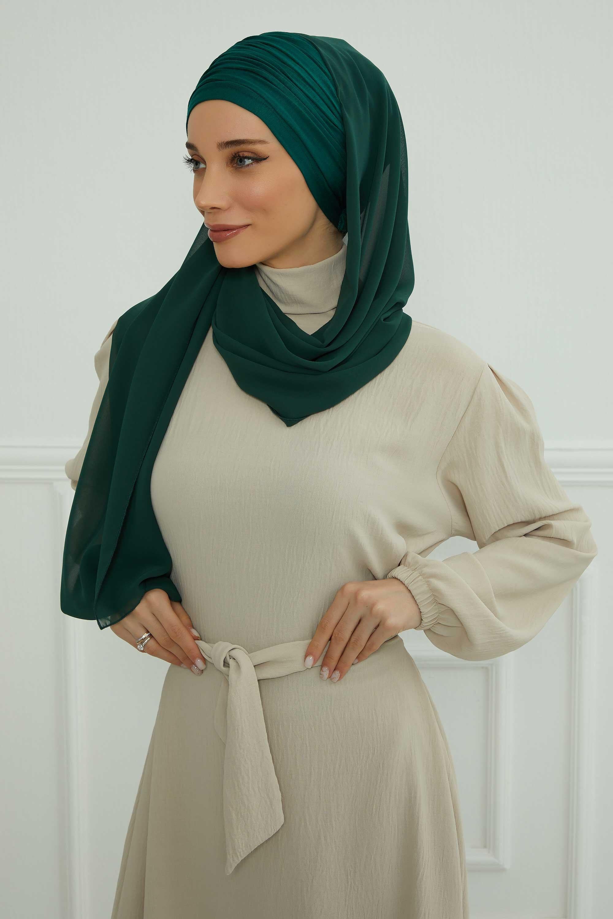 Penye Boneli Şifon Şal,BTS-1,BTS-1