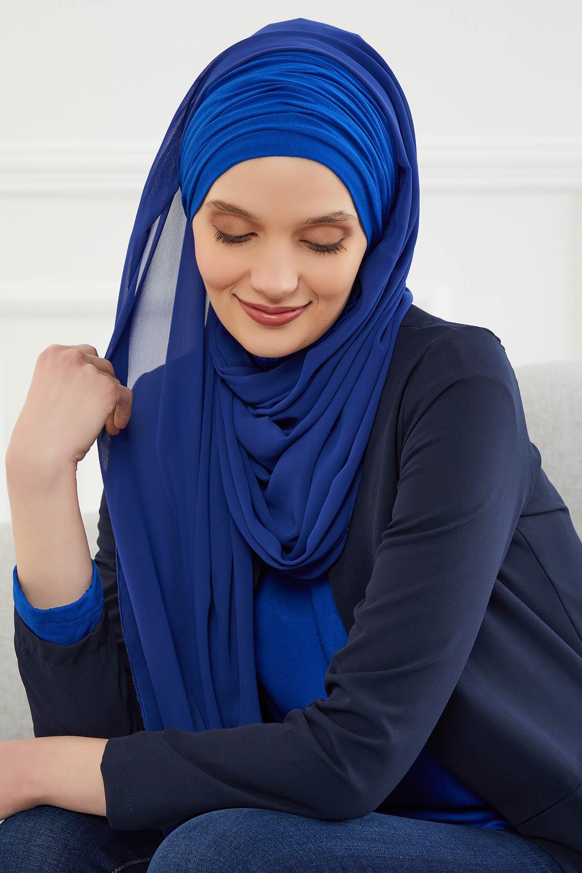 Penye Boneli Şifon Şal,BTS-1,BTS-1