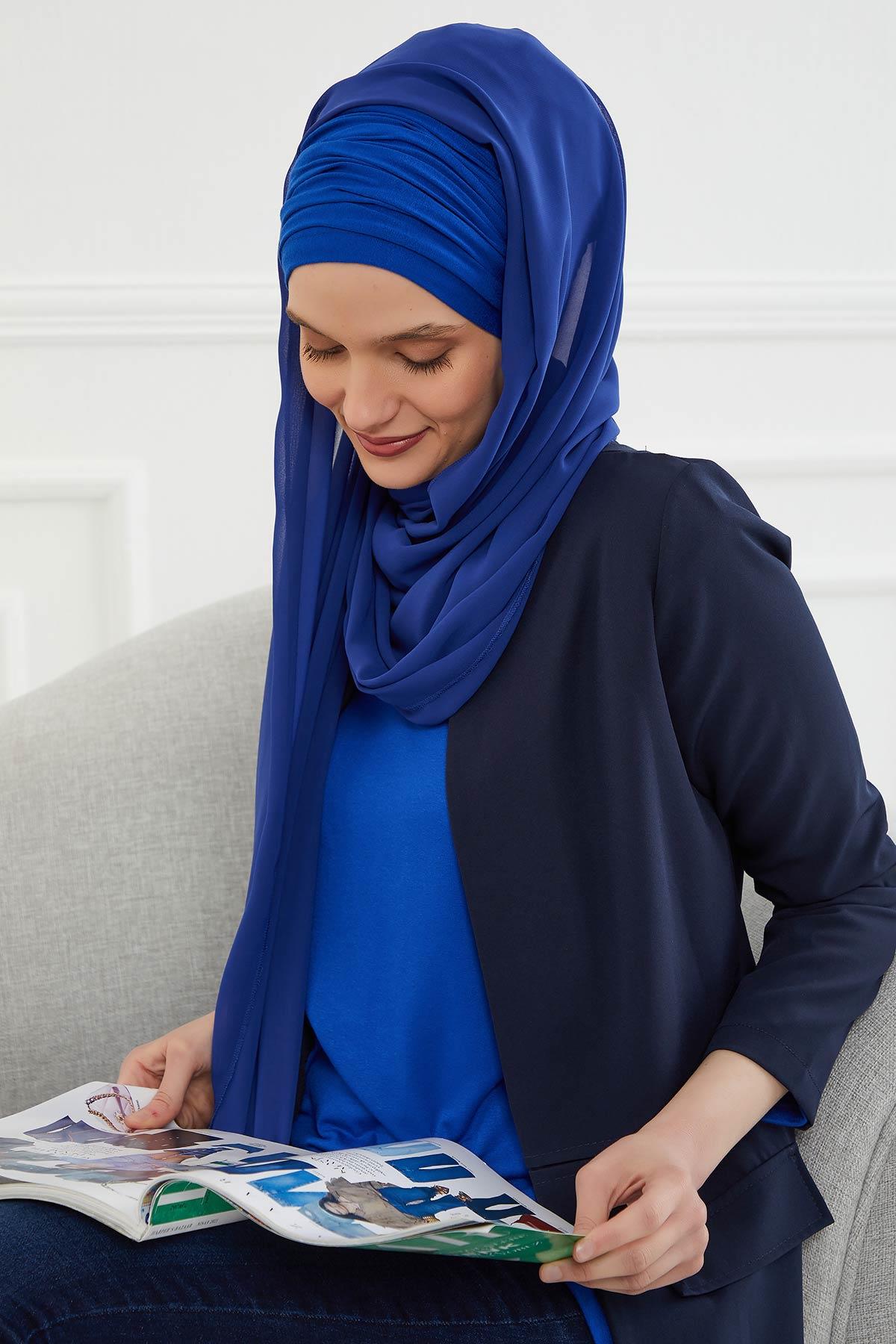 Penye Boneli Şifon Şal,BTS-1,BTS-1