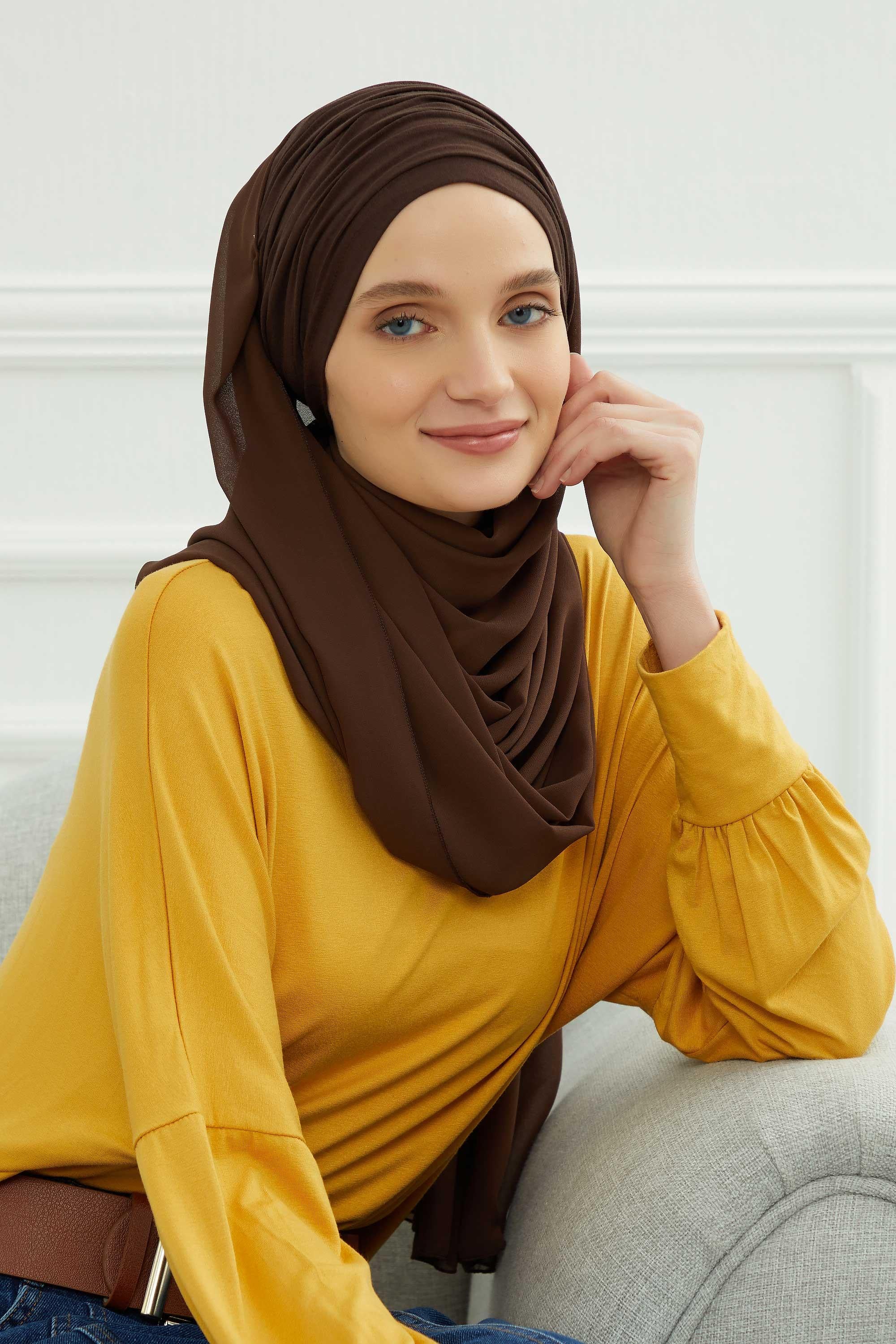 Penye Boneli Şifon Şal,BTS-1,BTS-1