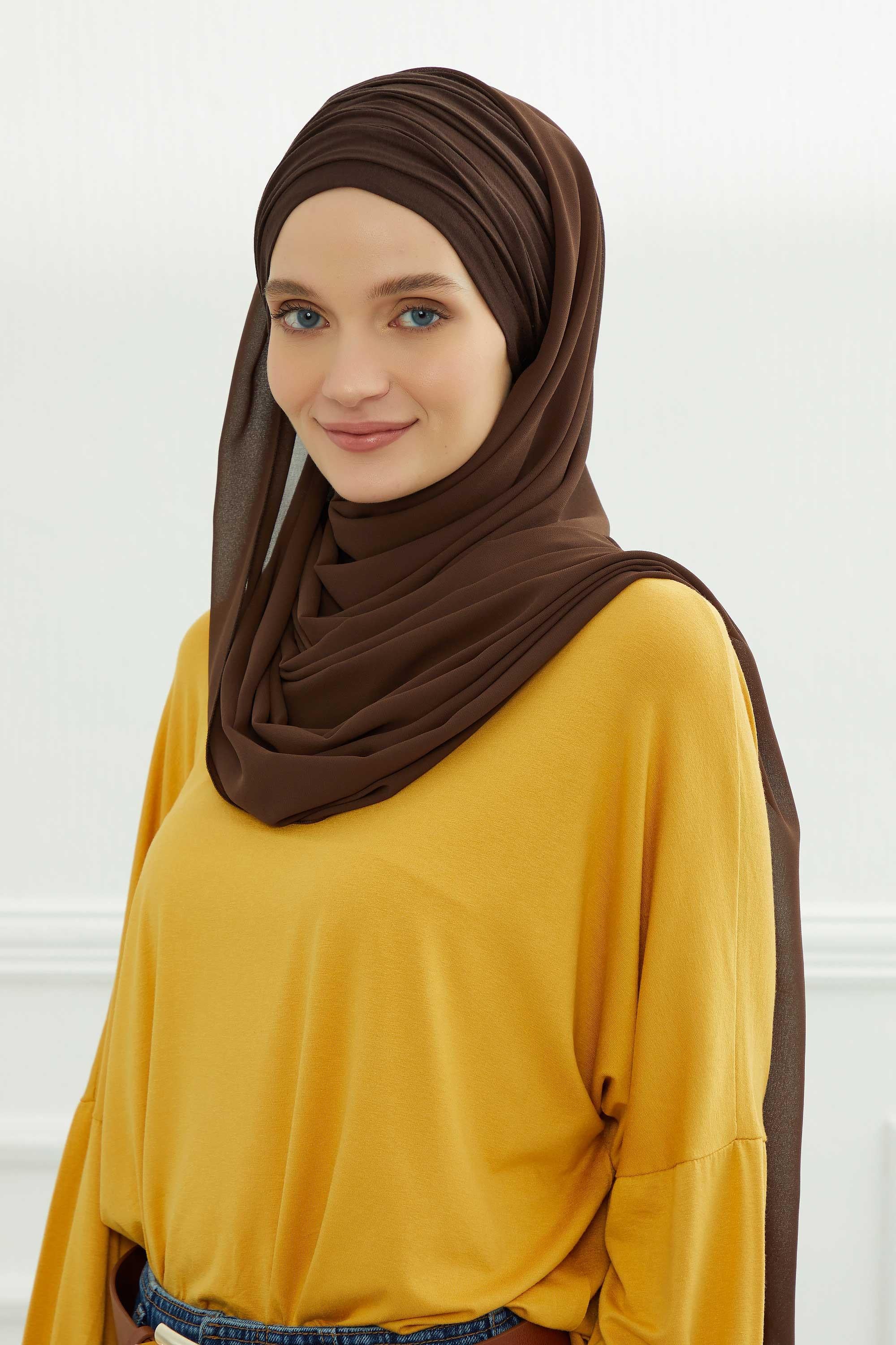 Penye Boneli Şifon Şal,BTS-1,BTS-1